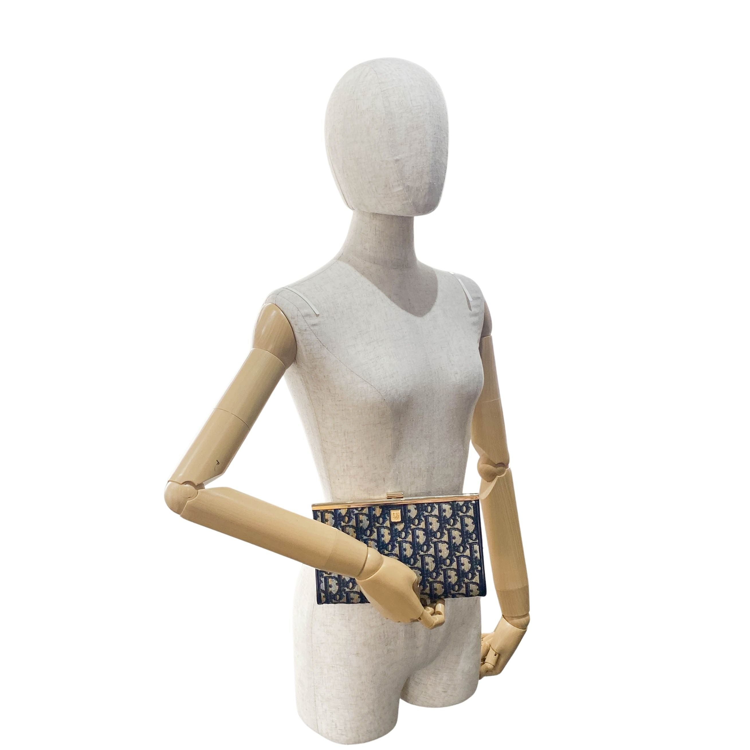 Trotter Yellow Jacquard Clutch Bag