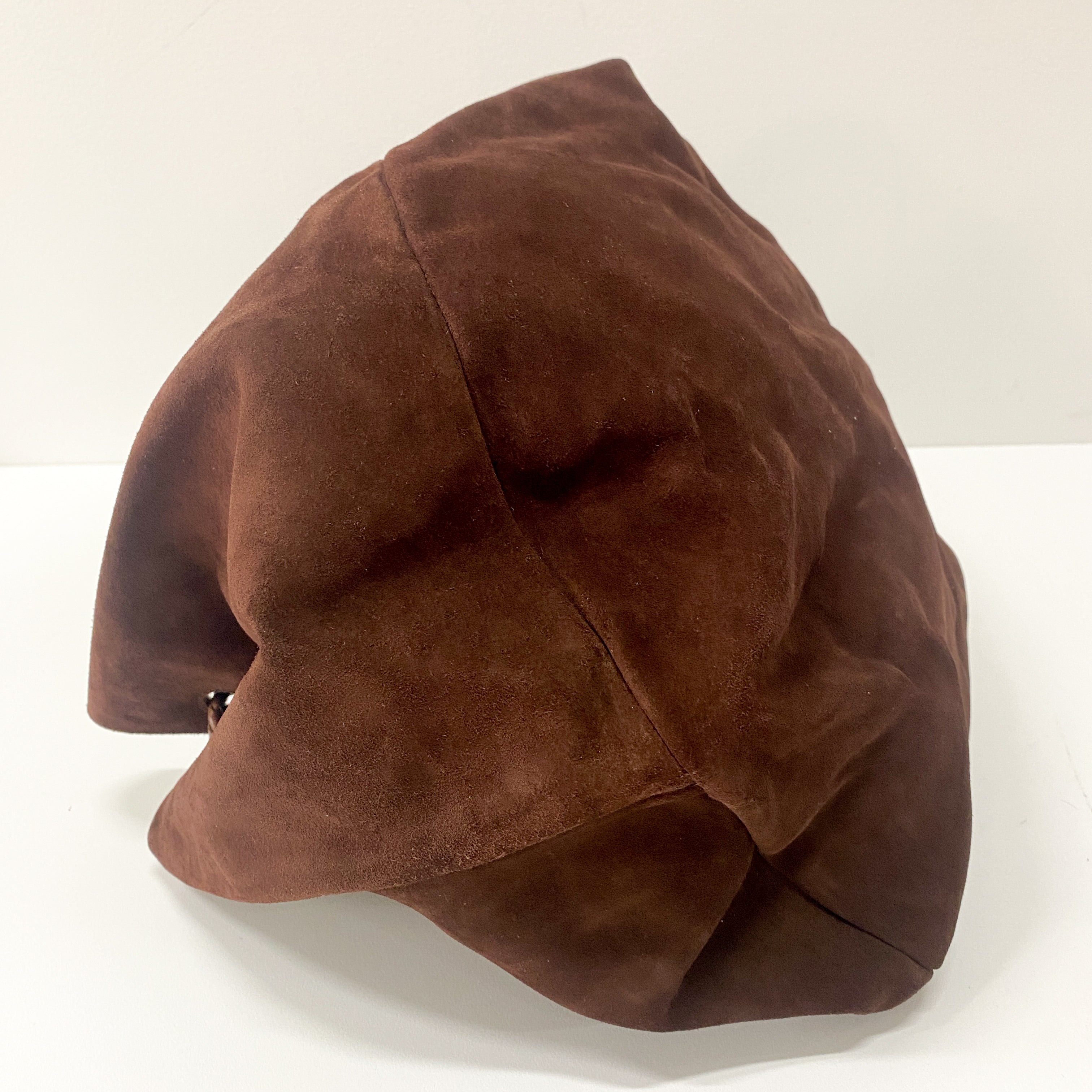 Brown Suede Tote Bag