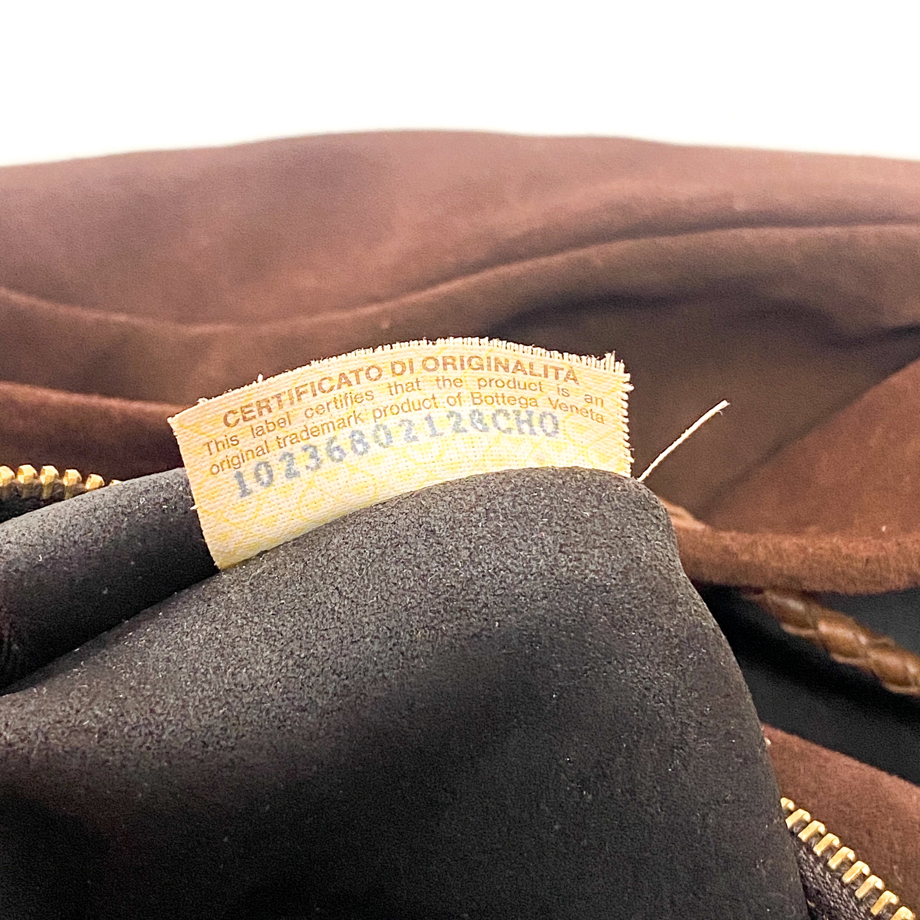 Brown Suede Tote Bag