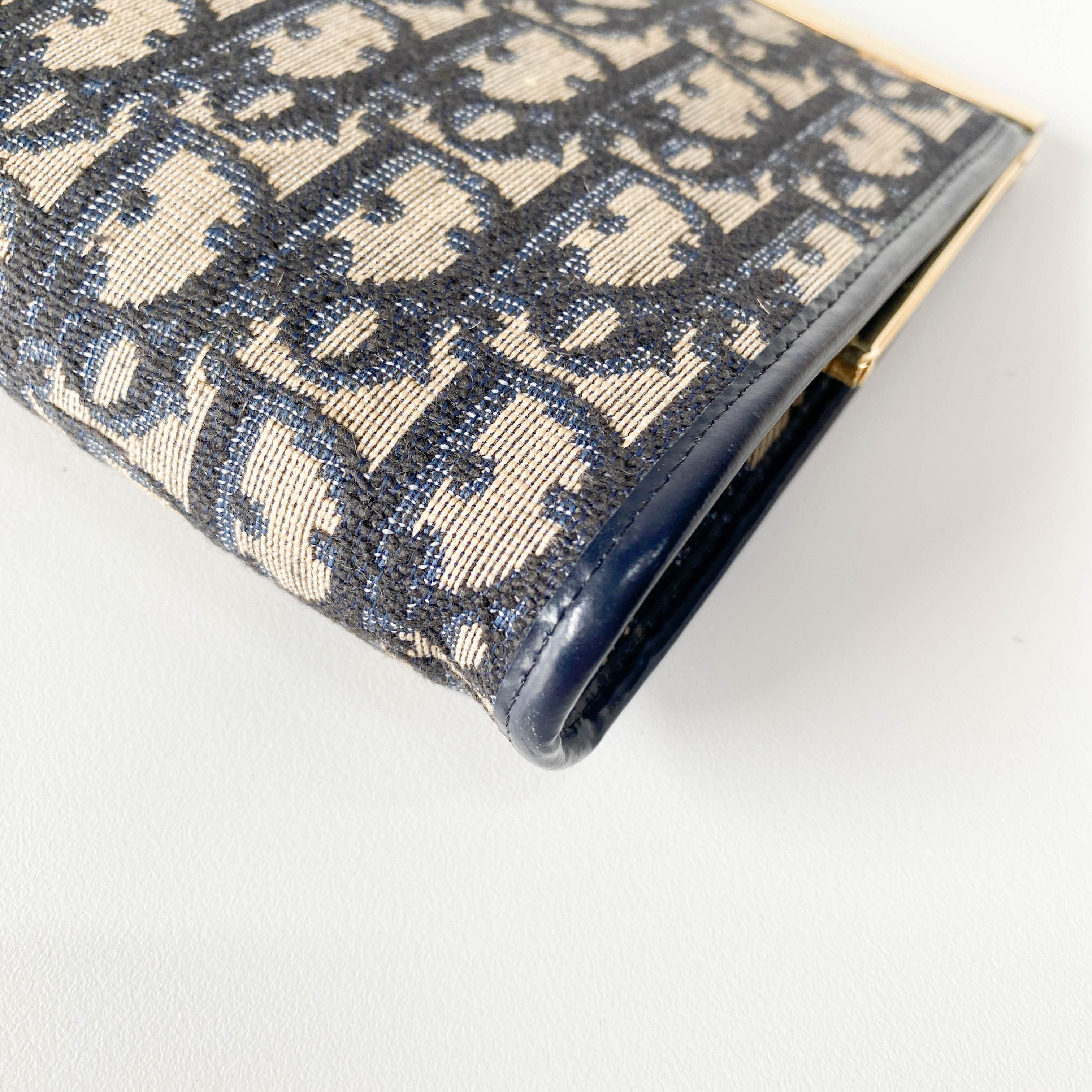 Trotter Yellow Jacquard Clutch Bag