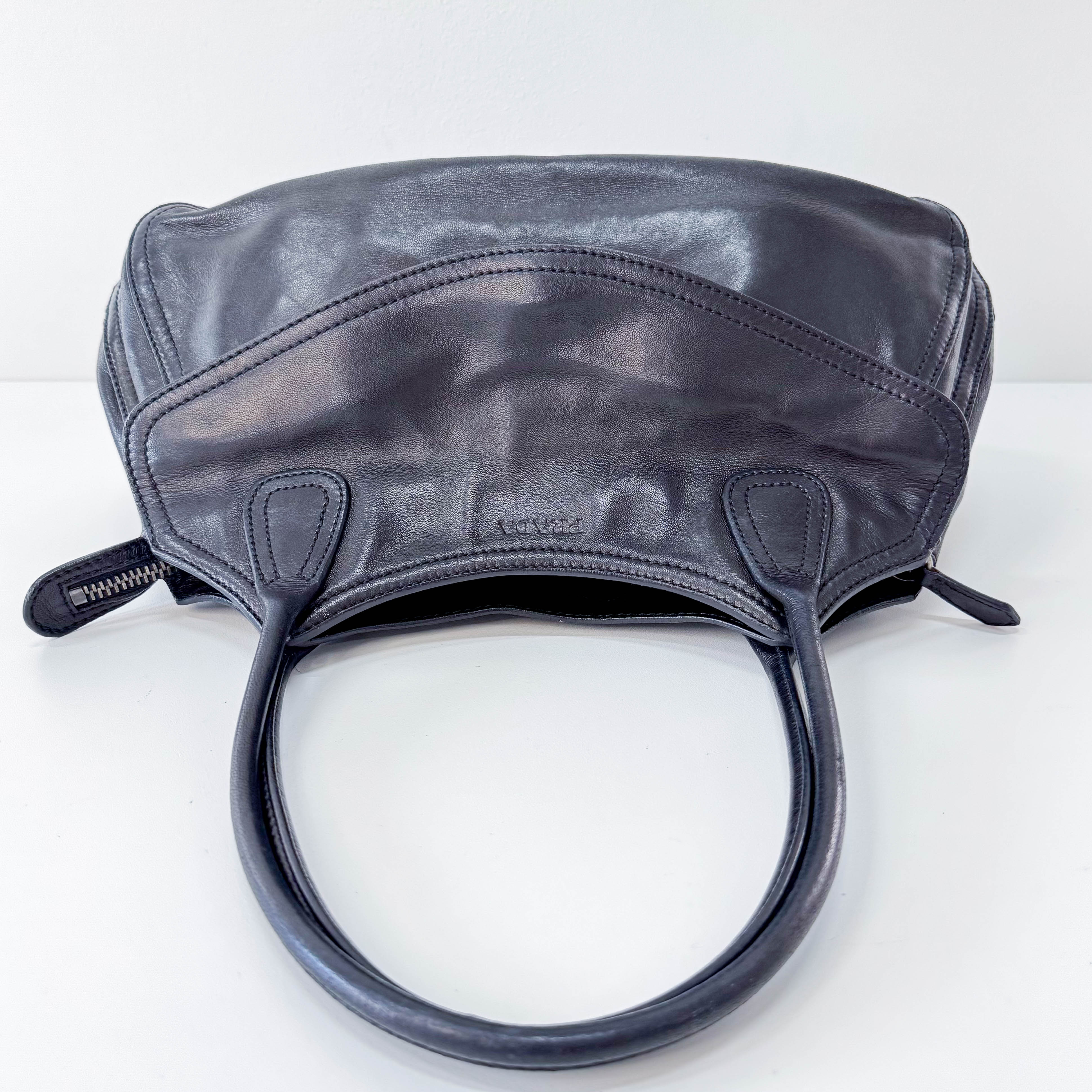 Black Leather Shoulder Bag