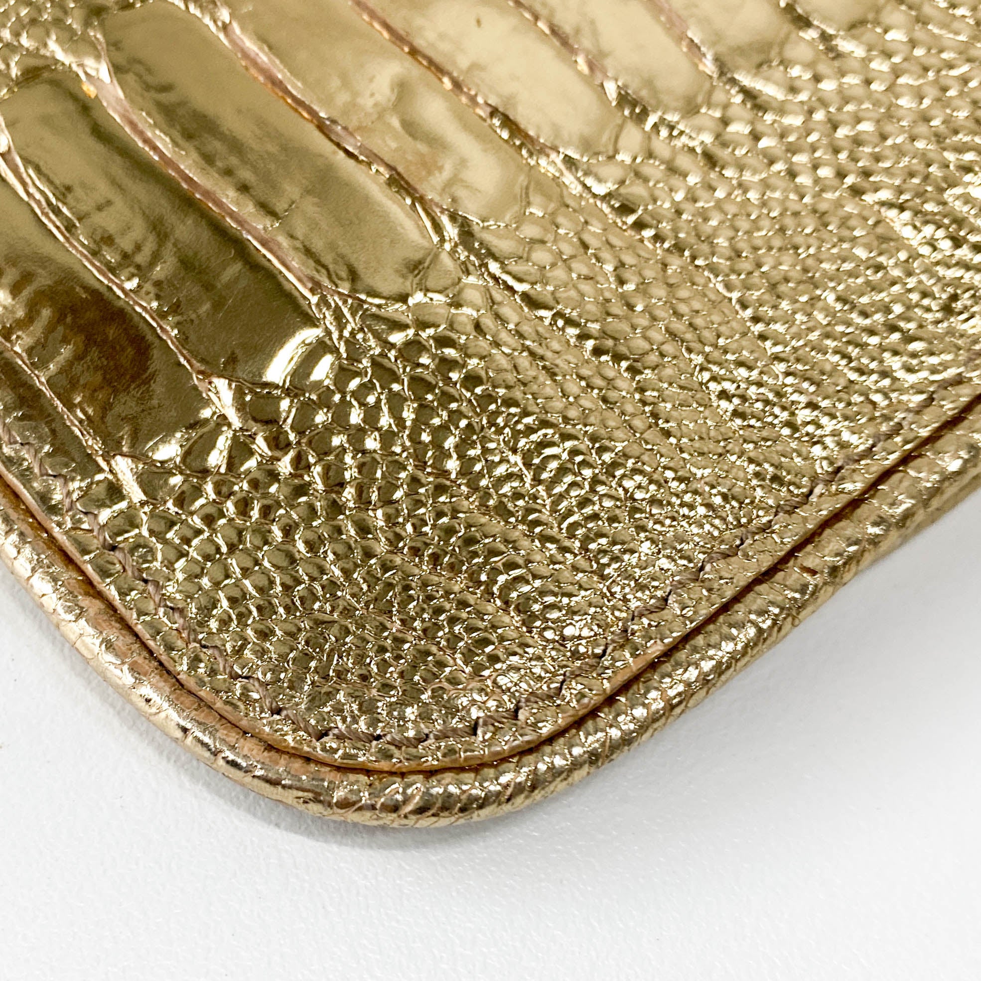 Gold Clutch Shoulder Bag