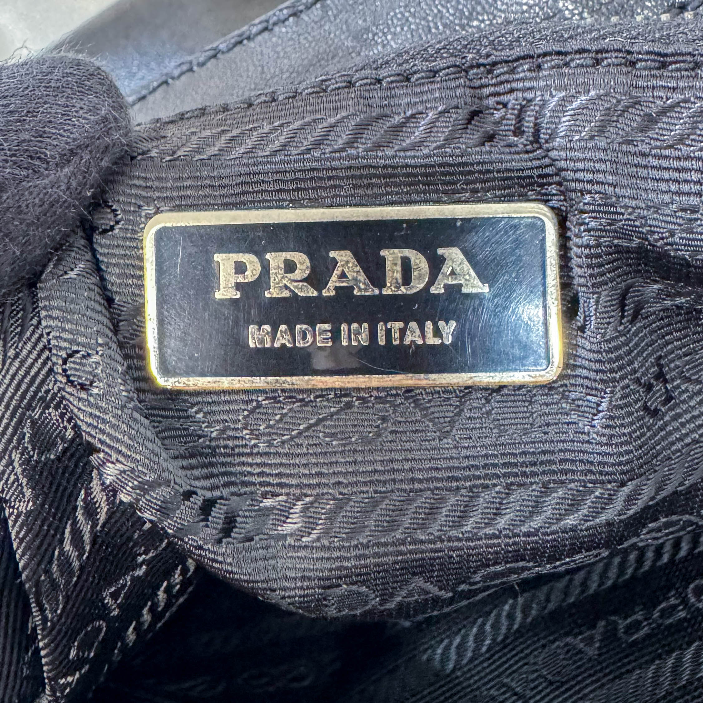 Black Leather Shoulder Bag