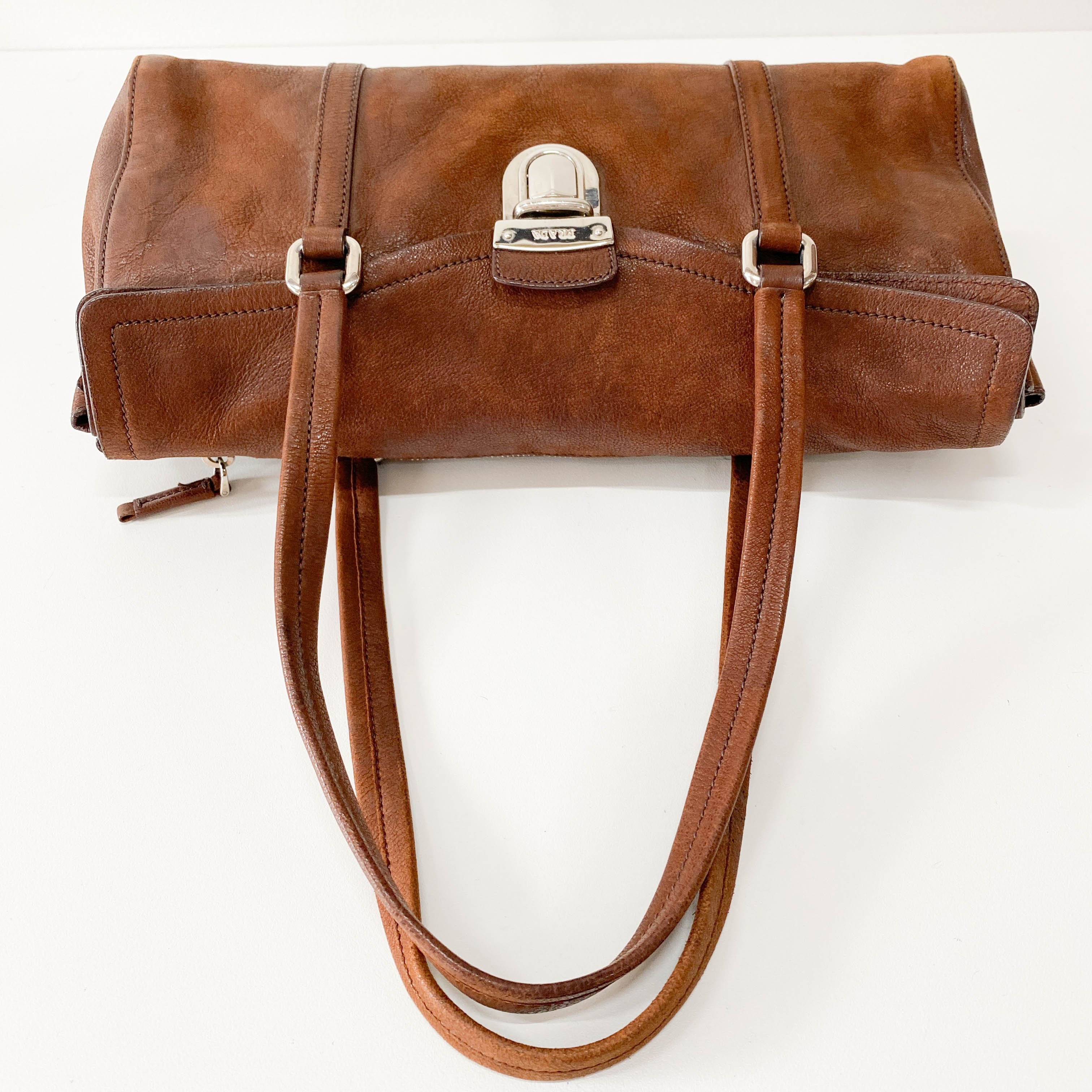 Brown Leather Shoulder Bag