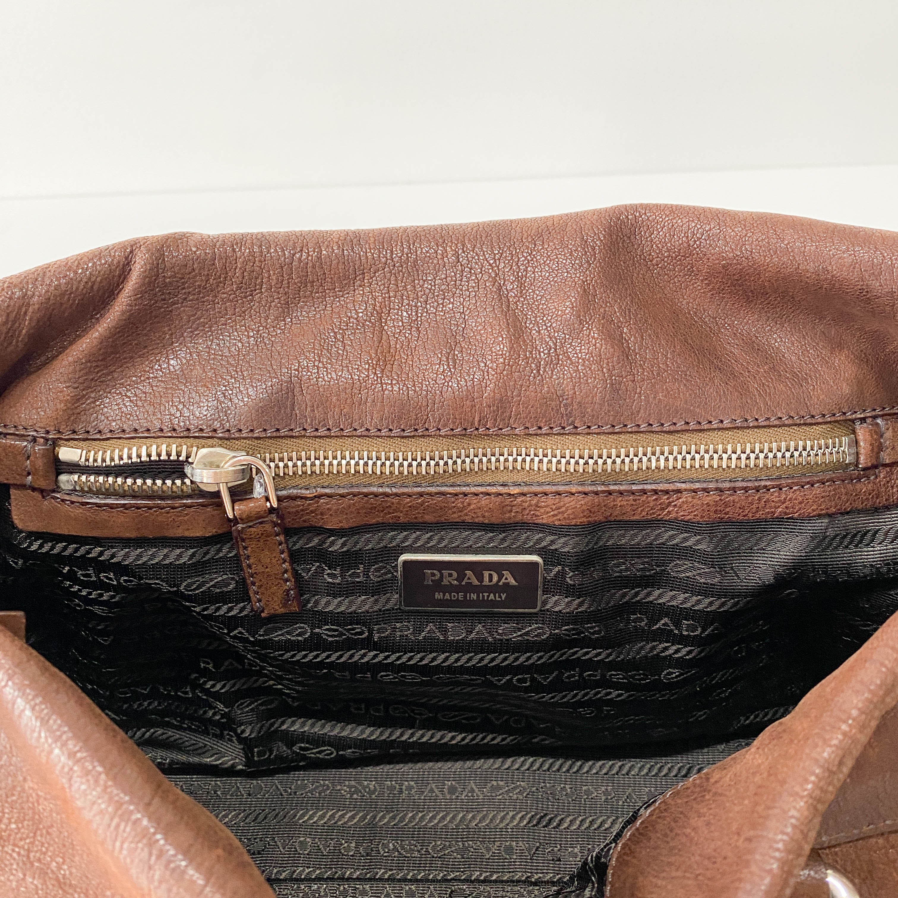 Brown Leather Shoulder Bag