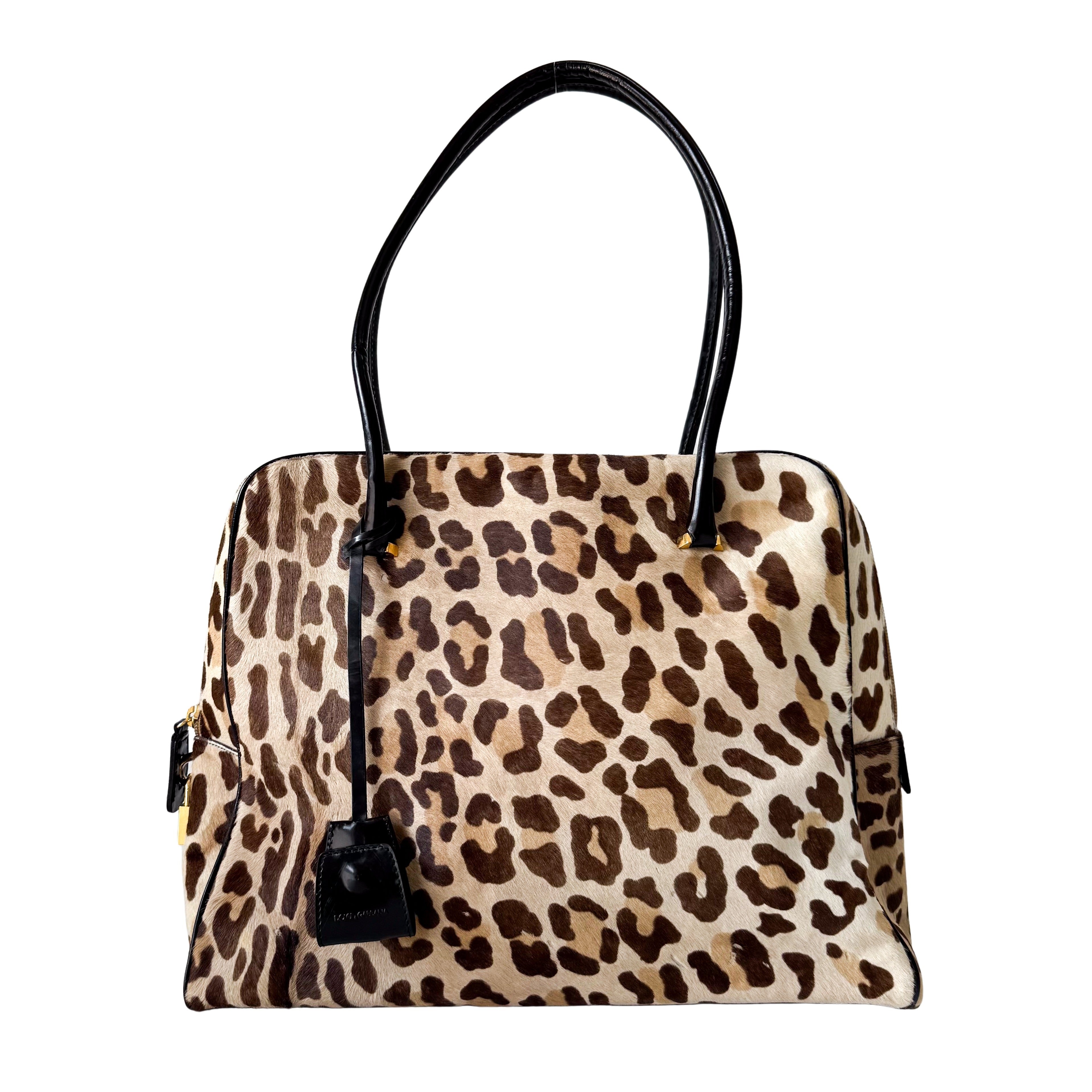 Leopard Tote Shoulder Bag