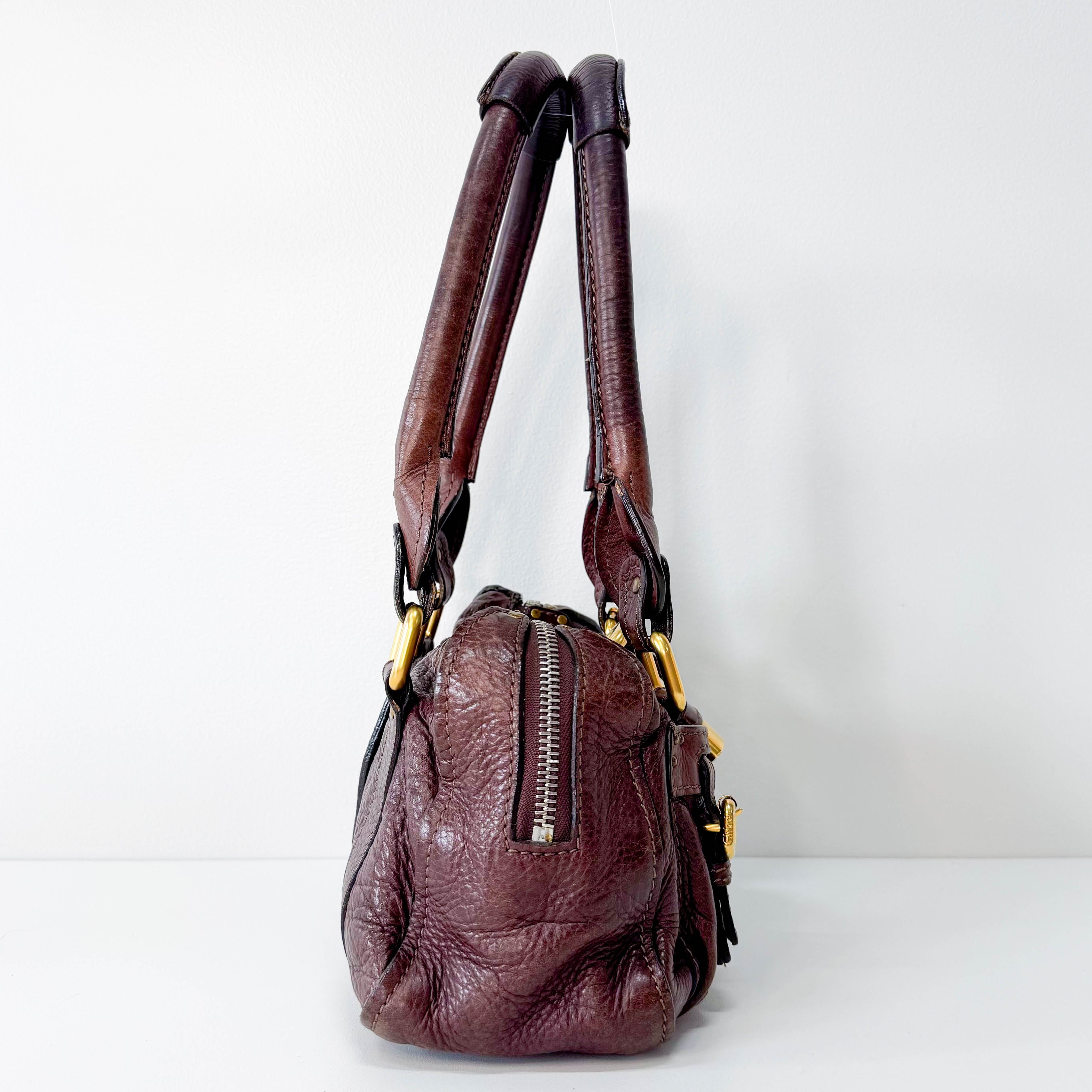 Paddington Brown Leather Shoulder Bag