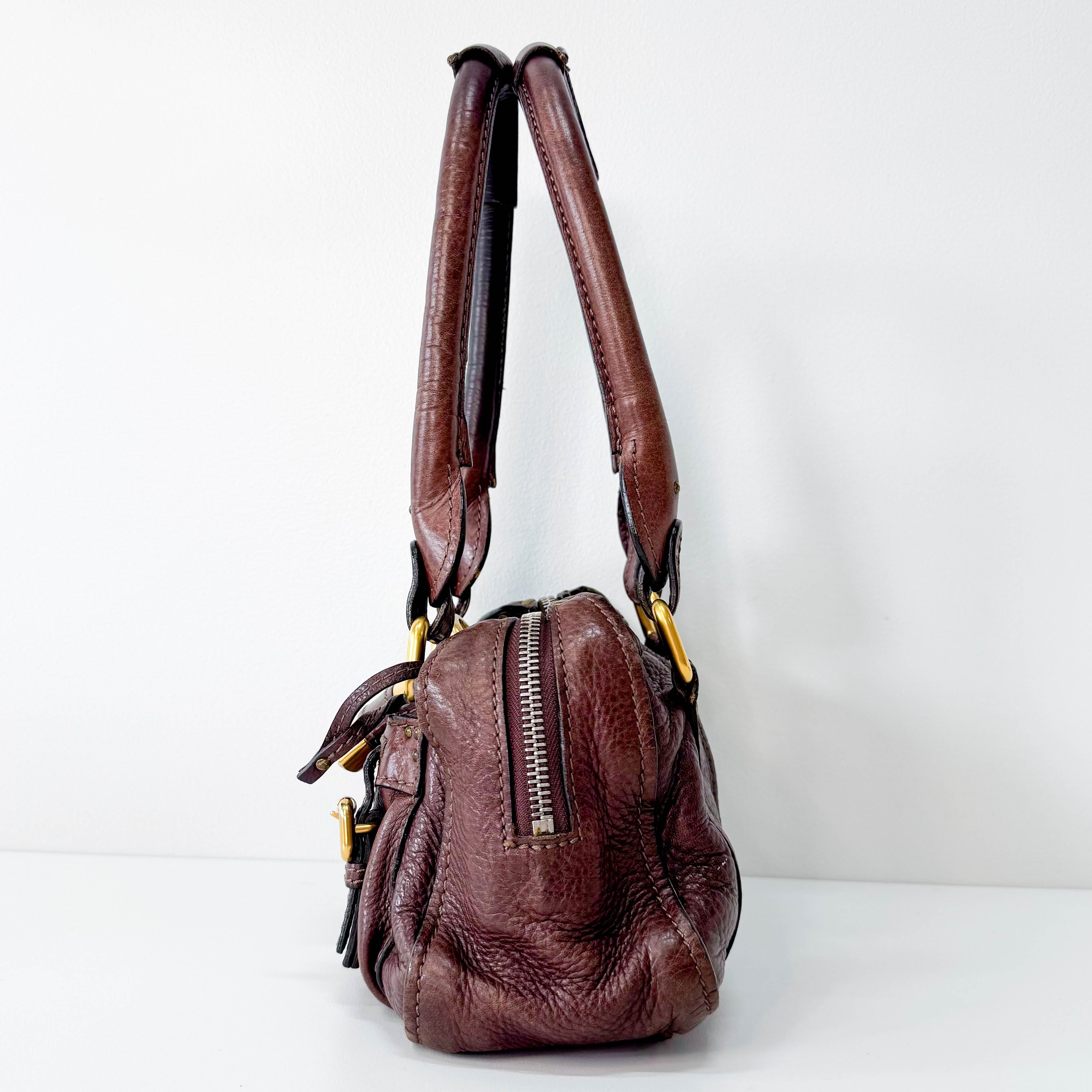 Paddington Brown Leather Shoulder Bag