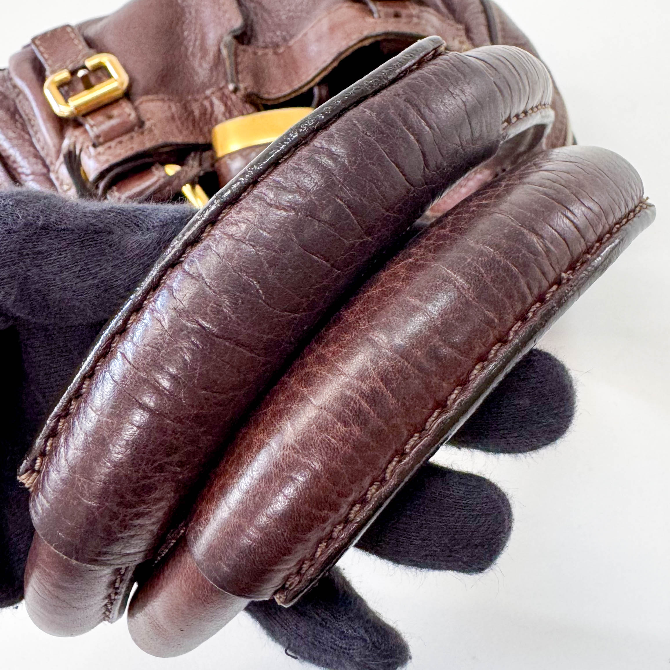 Paddington Brown Leather Shoulder Bag