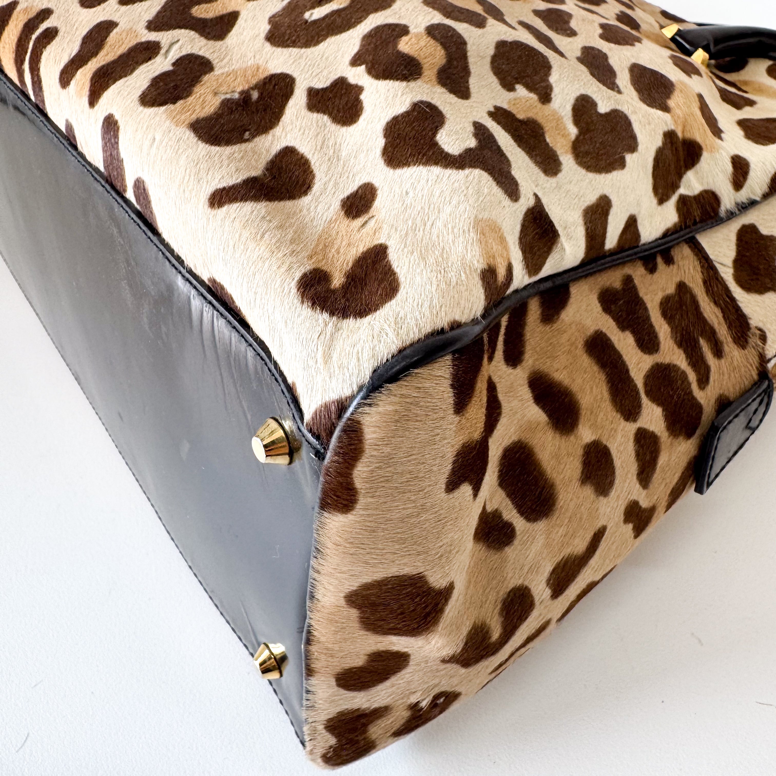 Leopard Tote Shoulder Bag