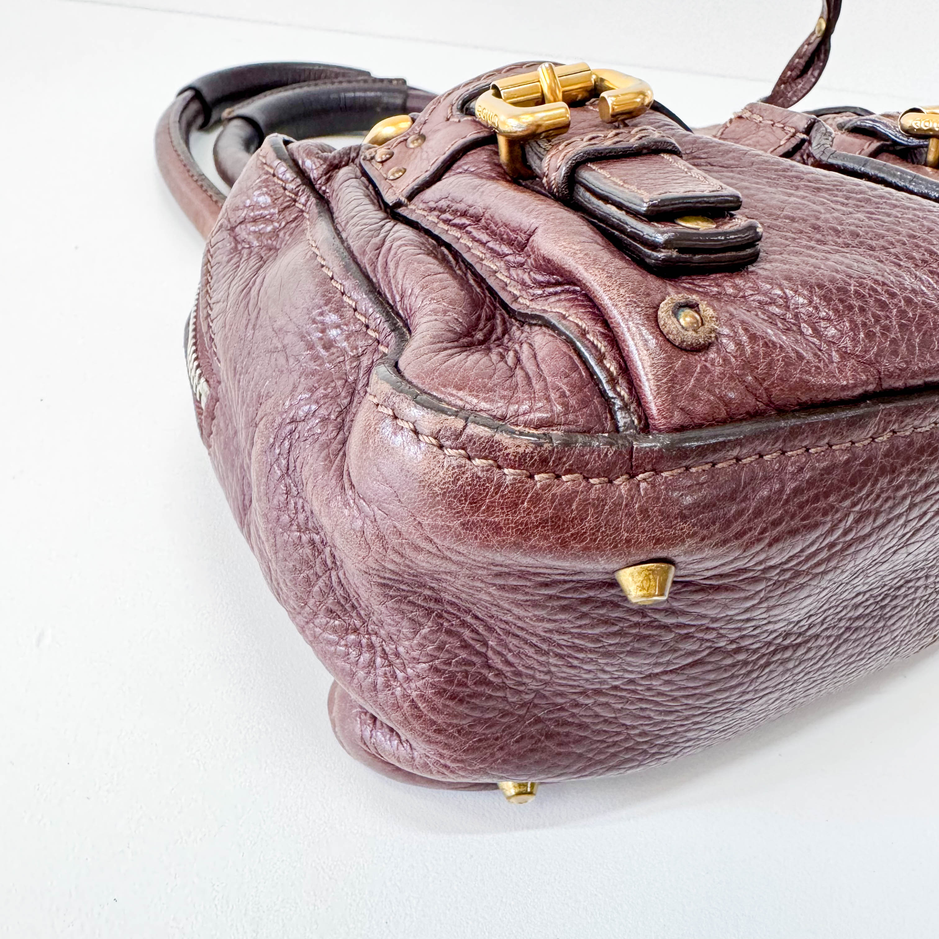 Paddington Brown Leather Shoulder Bag