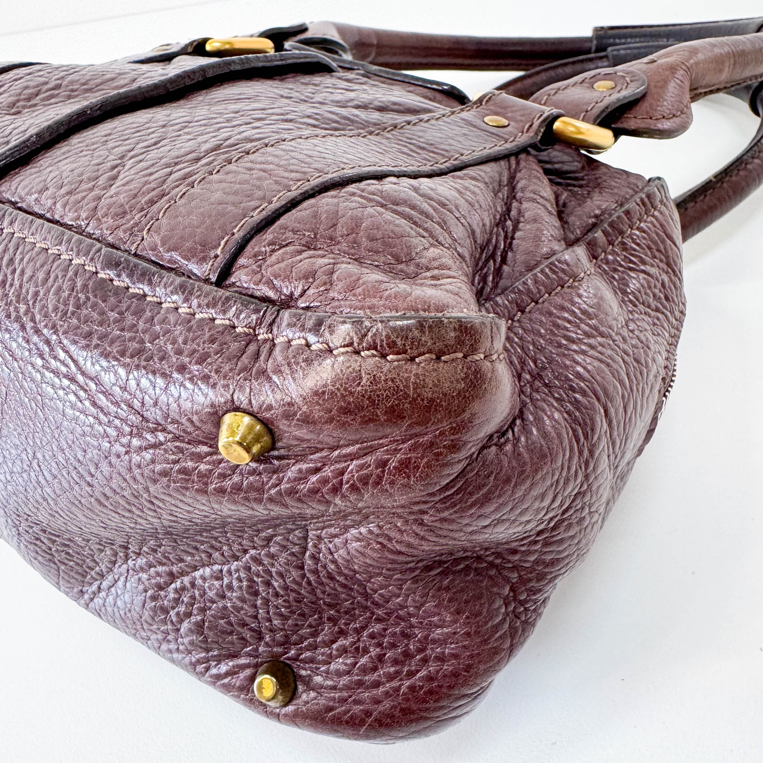 Paddington Brown Leather Shoulder Bag