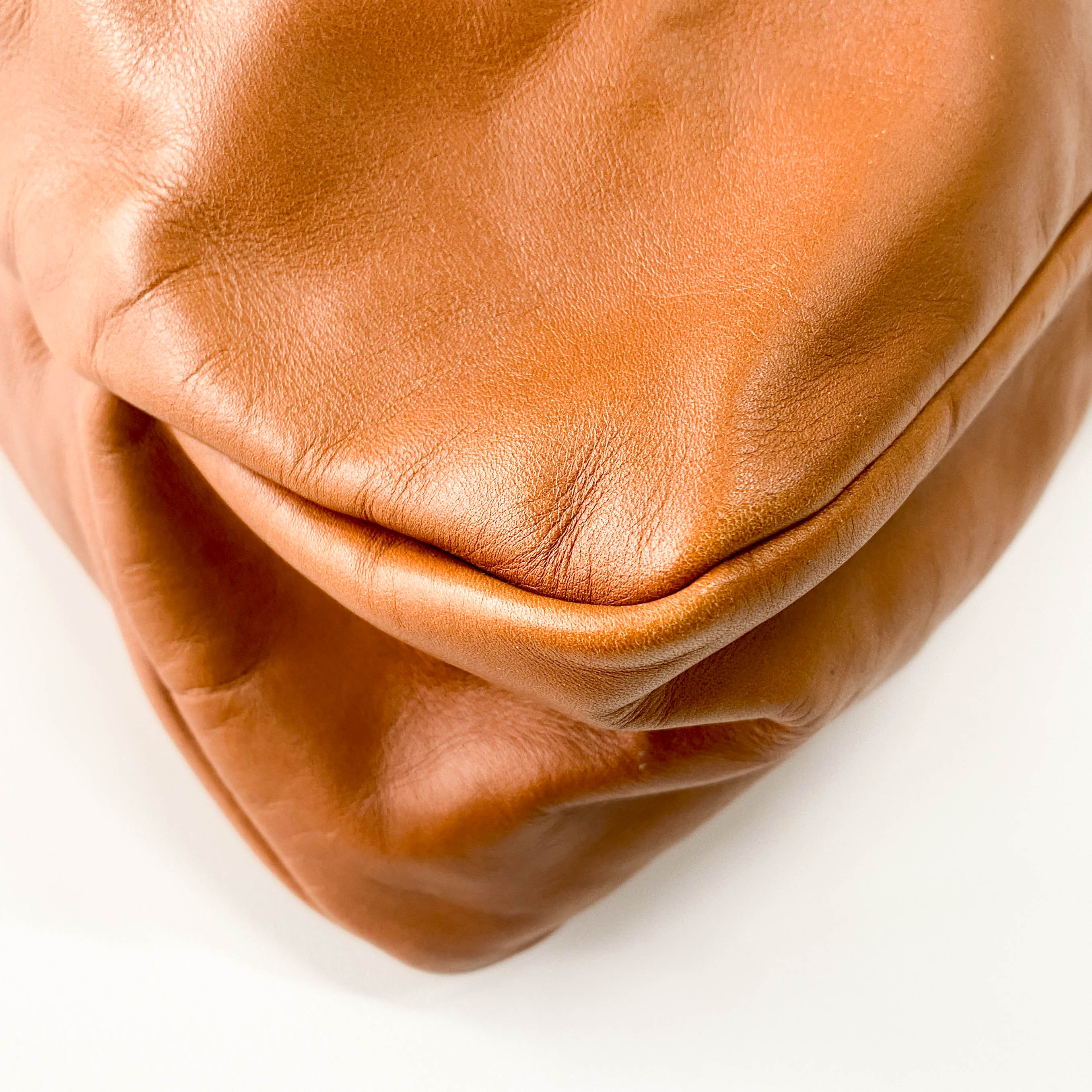 Caramel Brown Horsebit Shoulder Bag