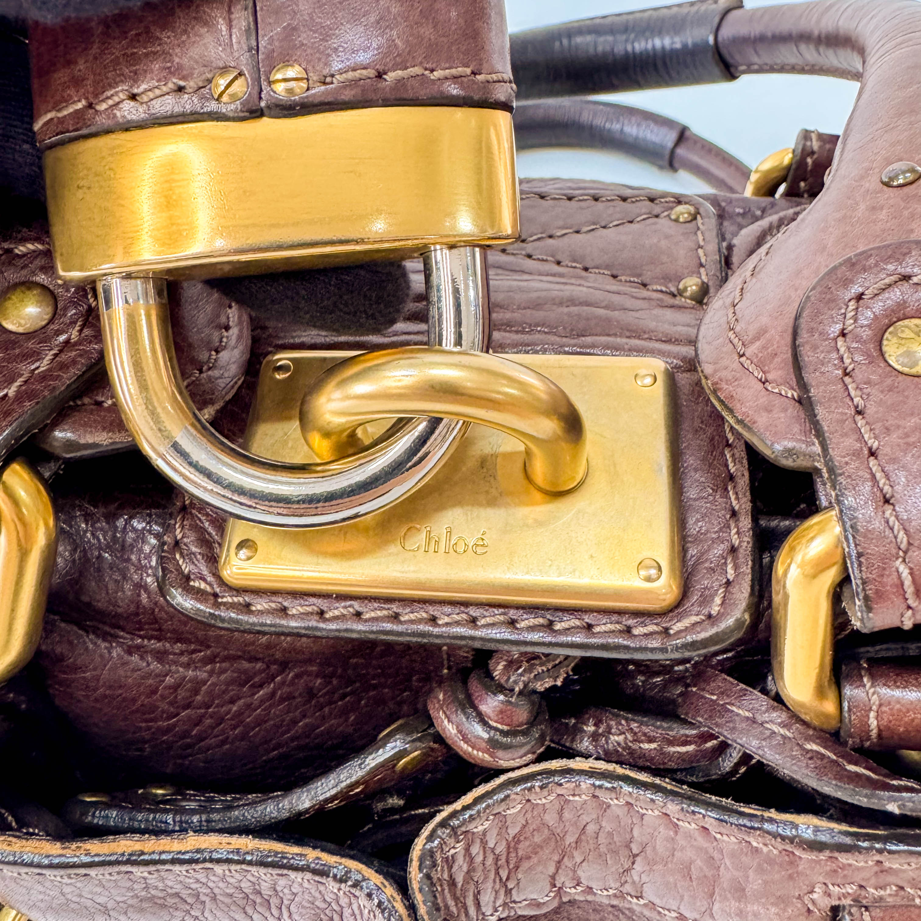 Paddington Brown Leather Shoulder Bag