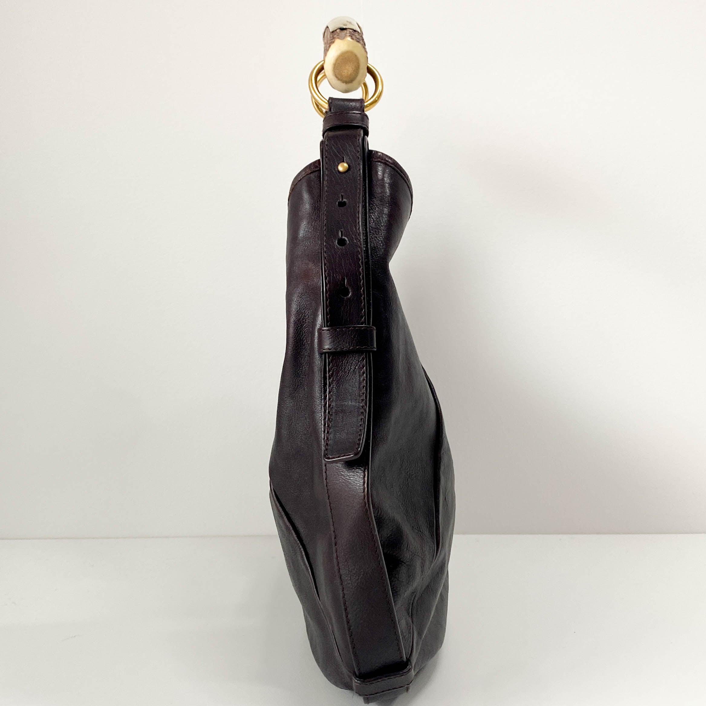 Mombasa Chocolate Brown Handle Bag