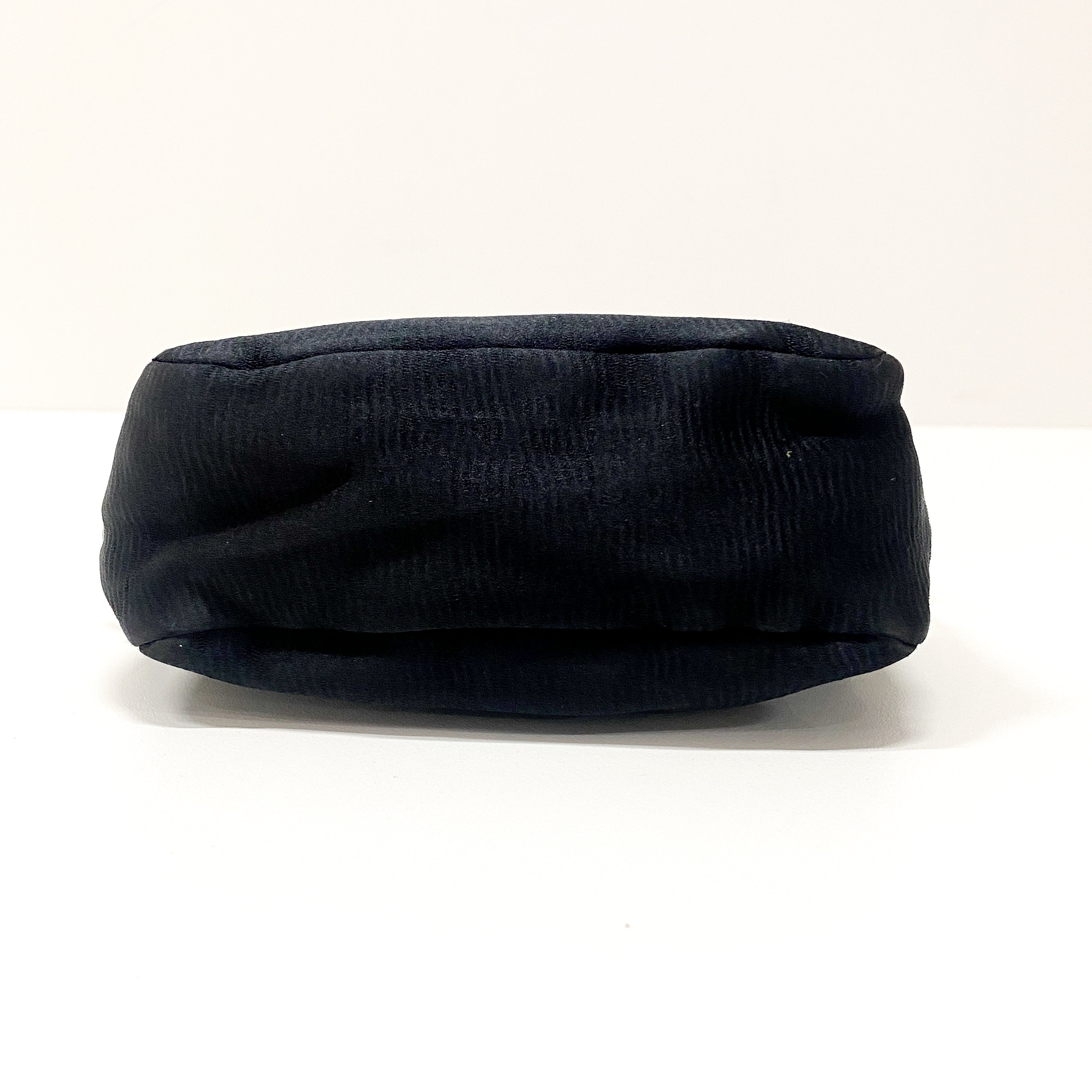 Mini Black Velvet Handbag