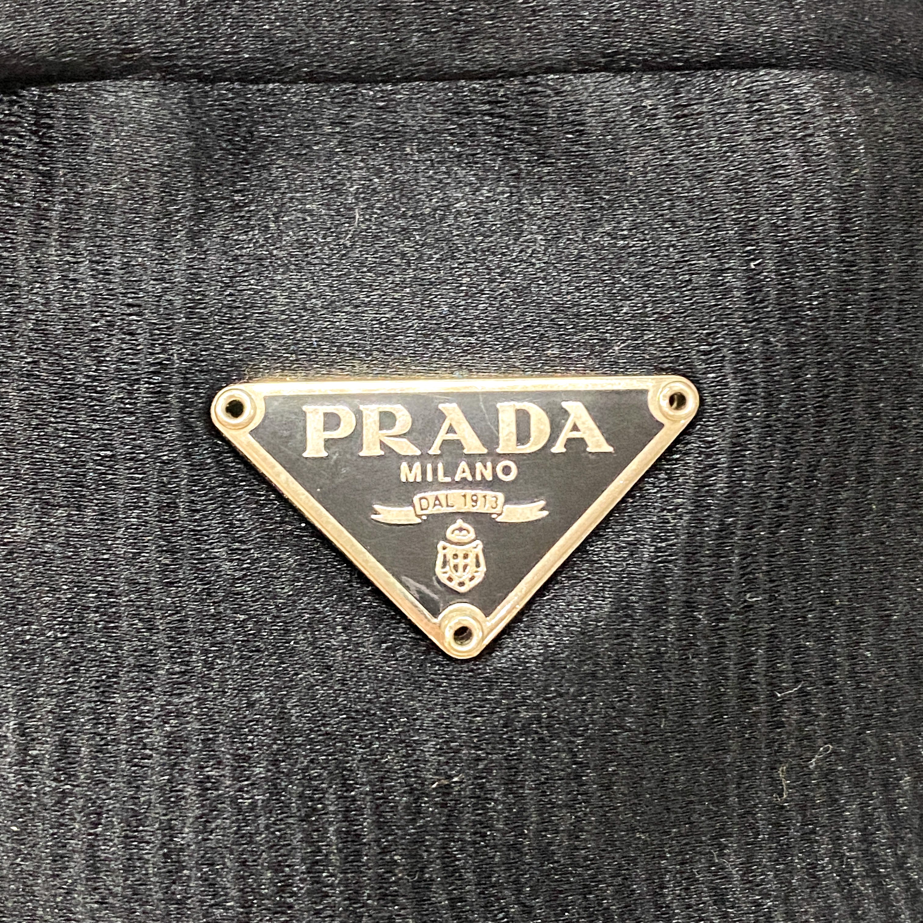 Mini Black Velvet Handbag