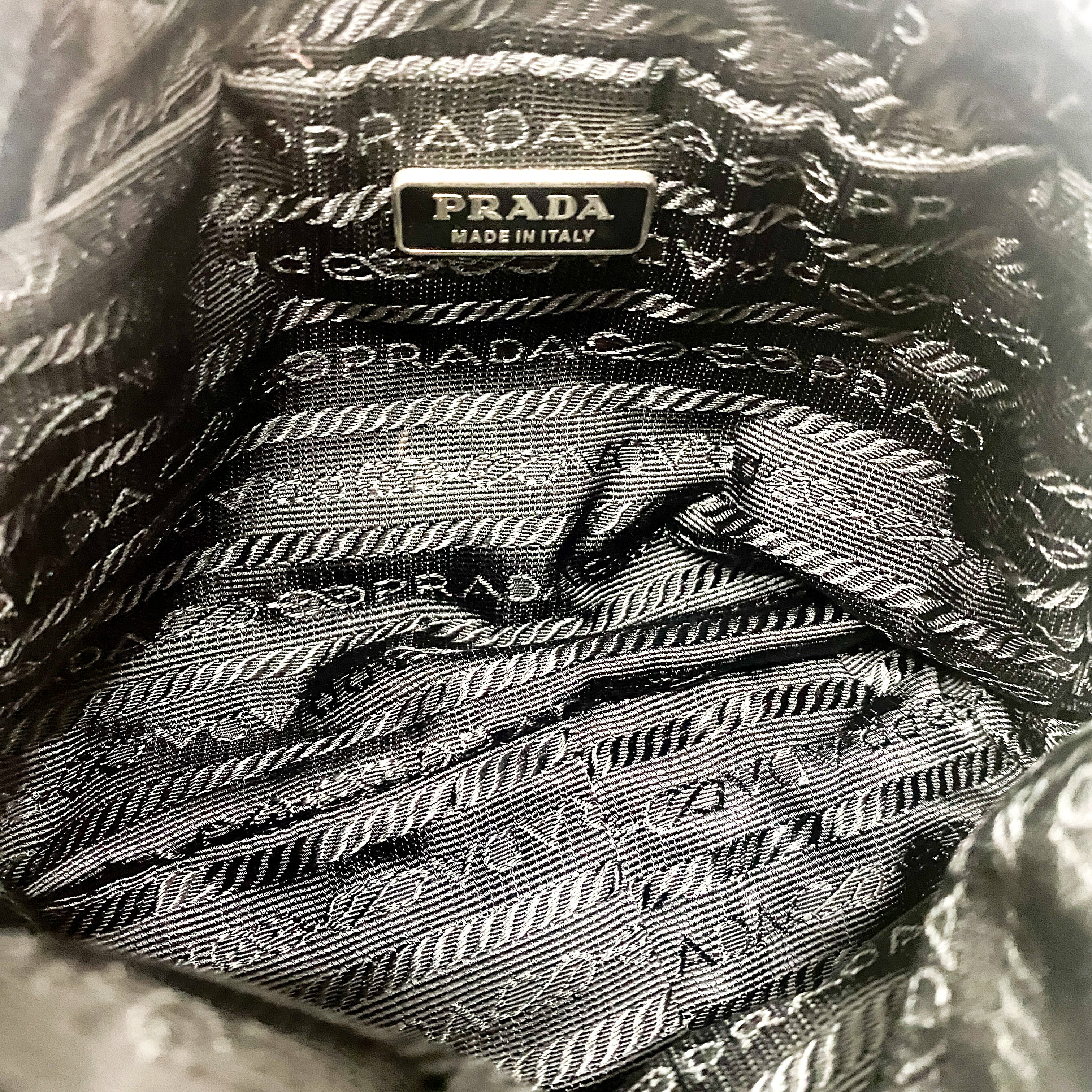 Mini Black Velvet Handbag