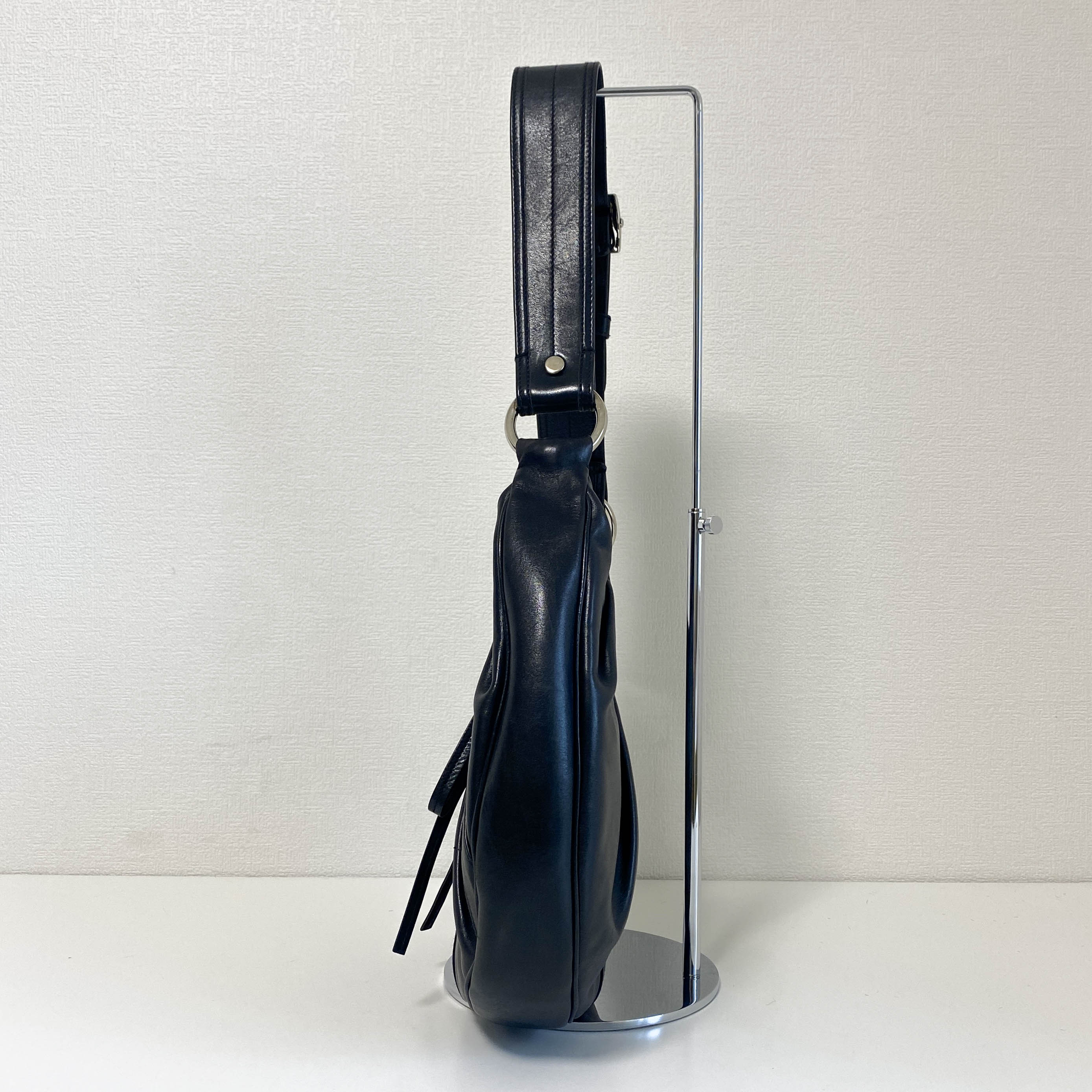 YSL Archive Black Leather Shoulder Bag