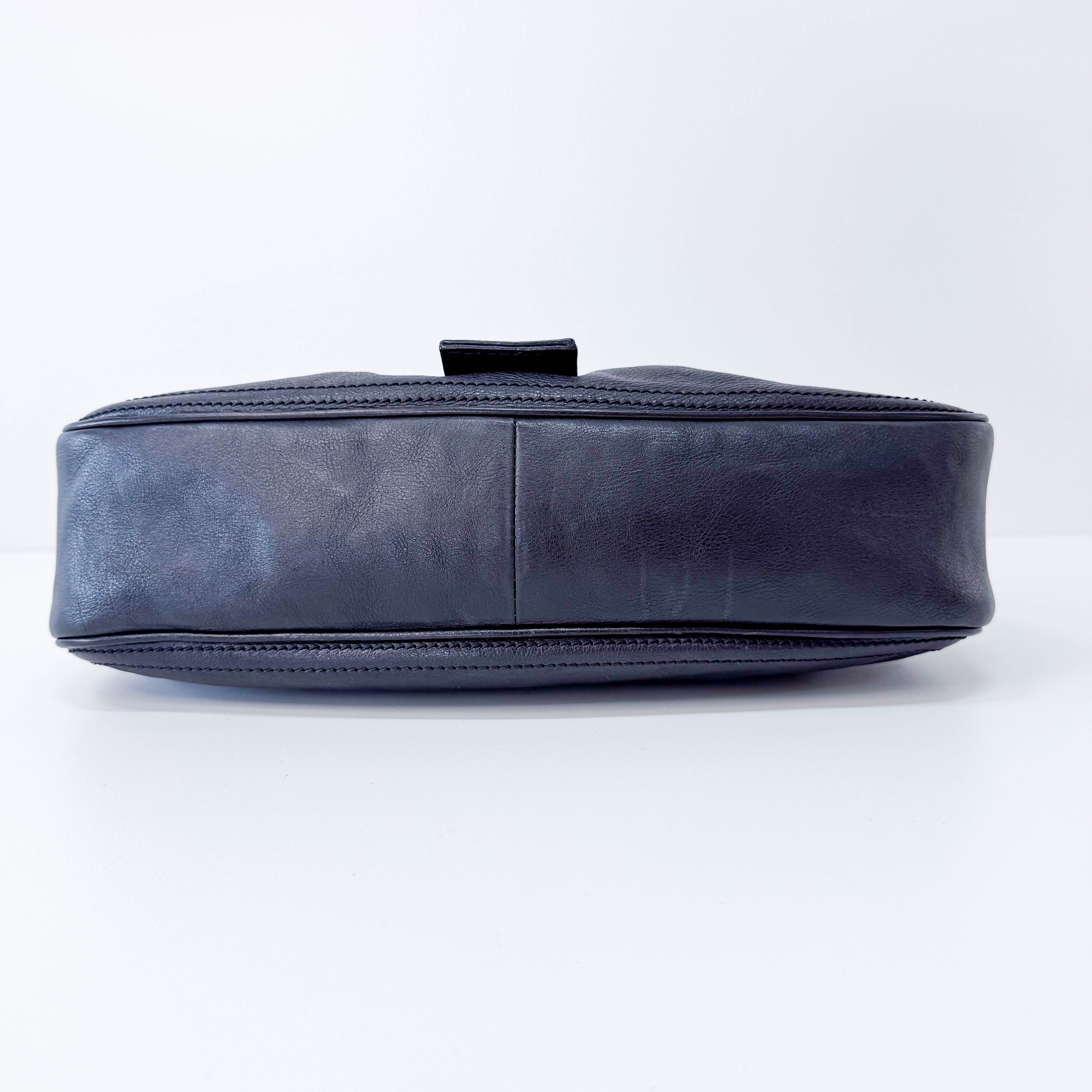 Black Leather Shoulder Bag