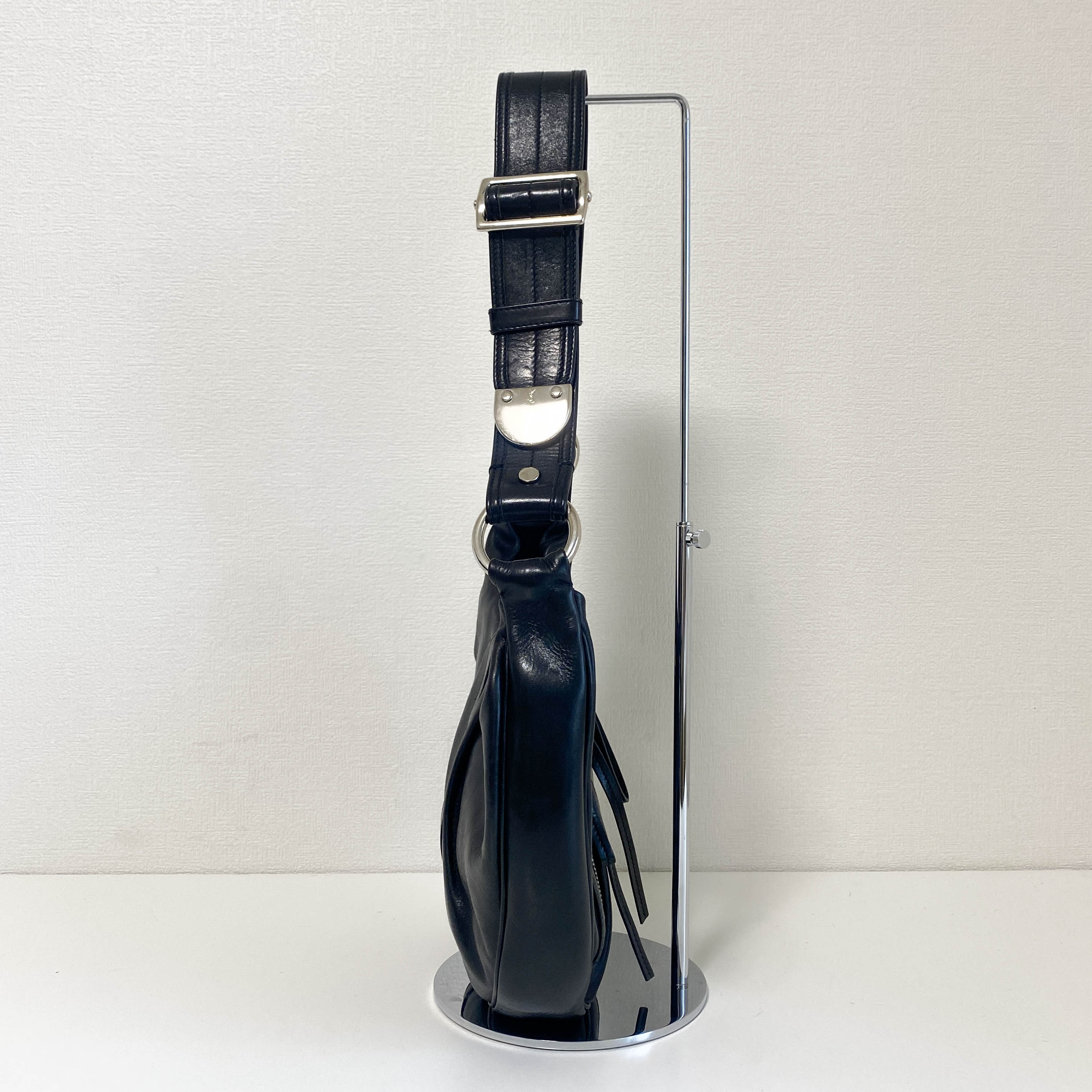 YSL Archive Black Leather Shoulder Bag