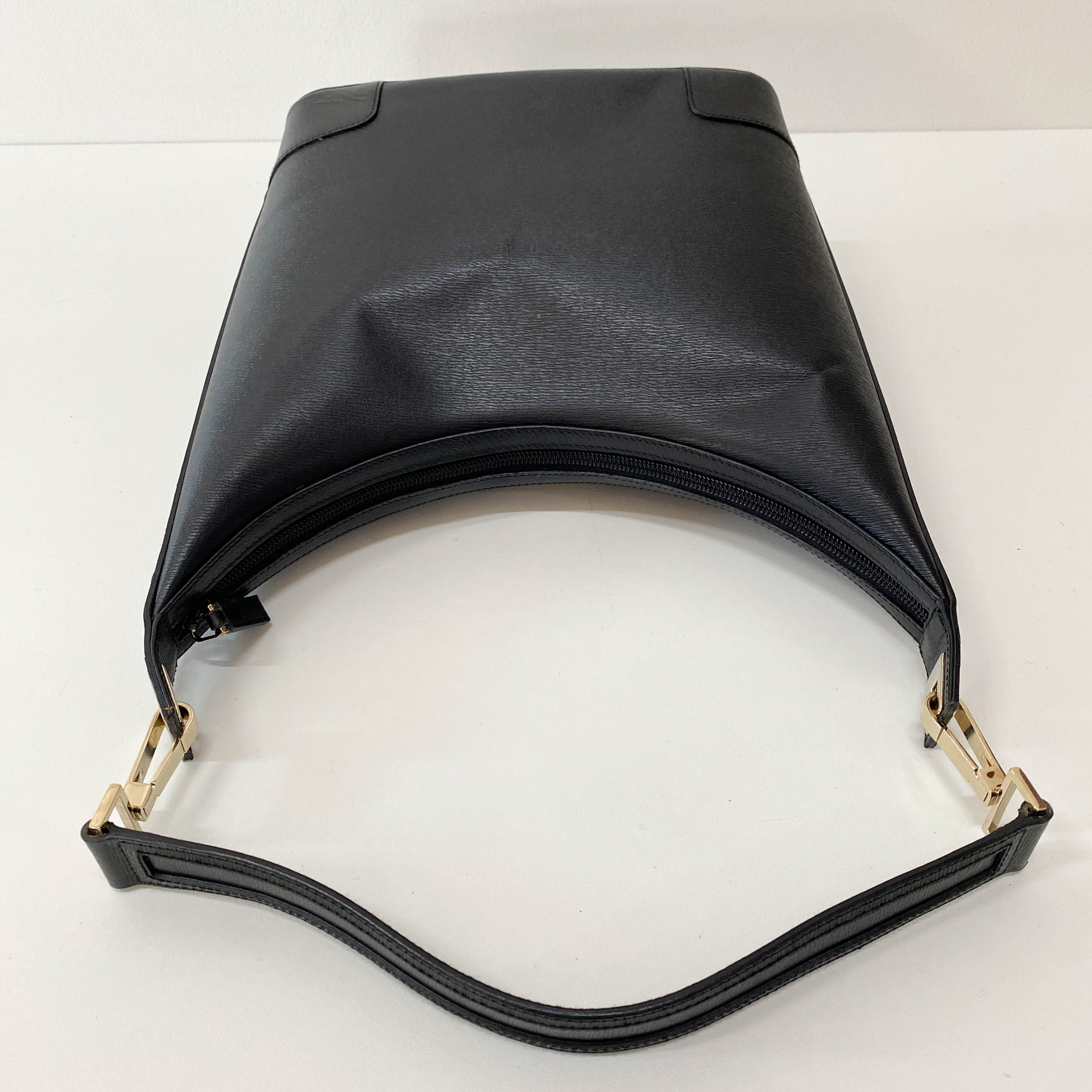 Black Leather Shoulder Bag