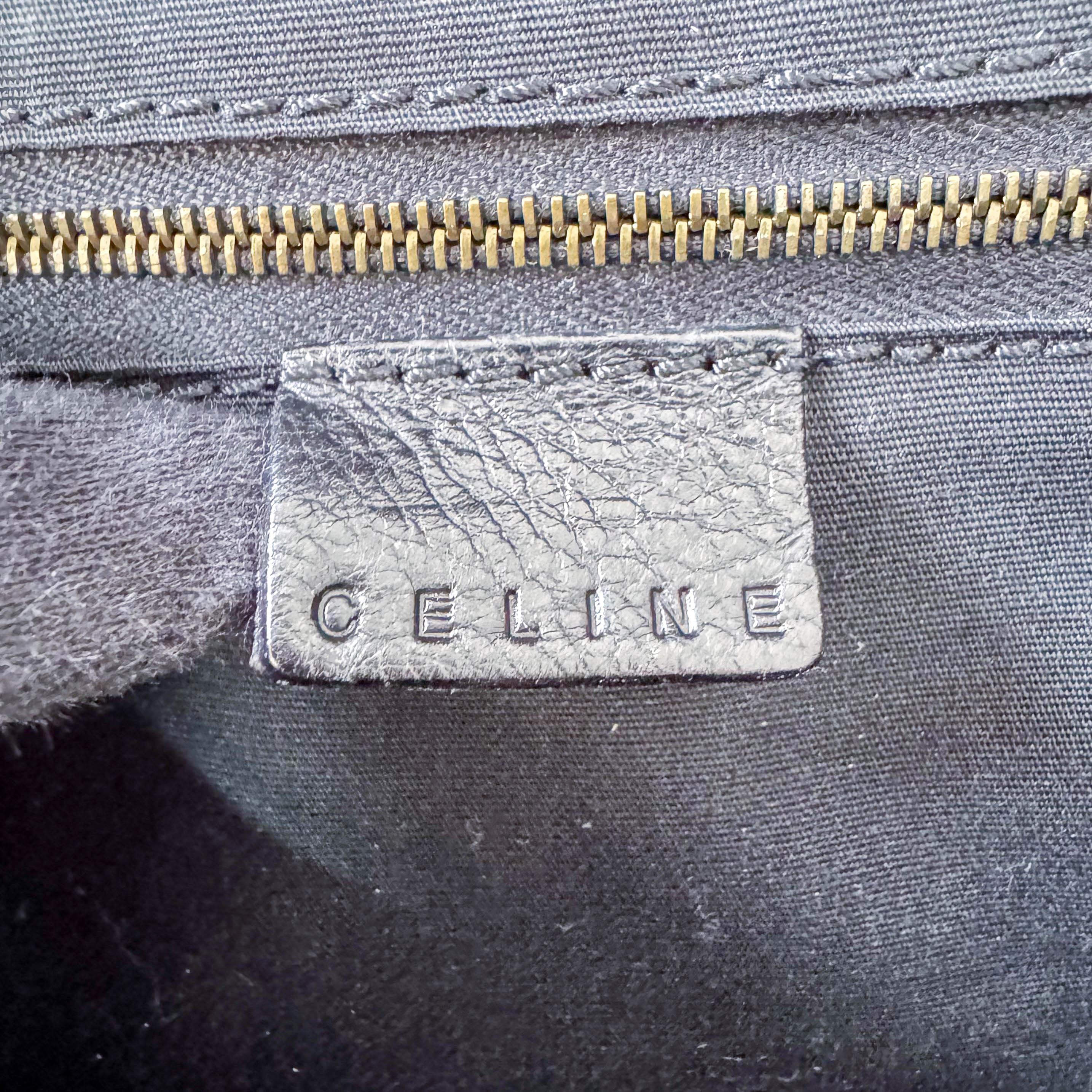 Black Leather Shoulder Bag