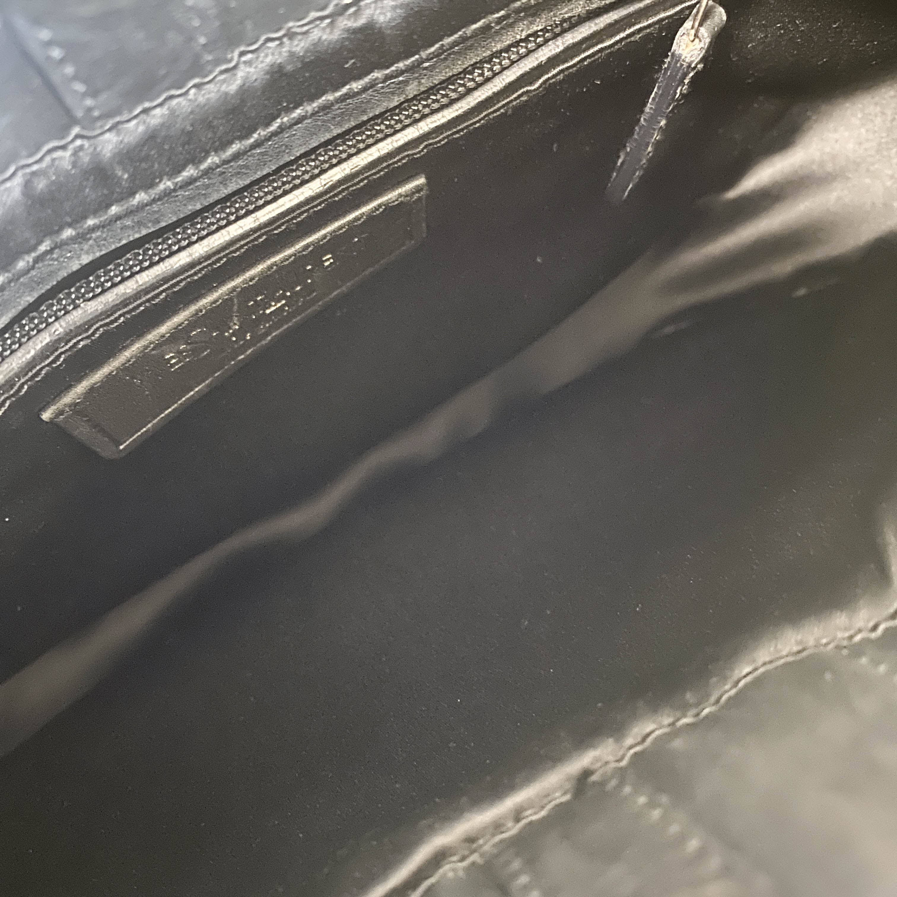 YSL Archive Black Leather Shoulder Bag