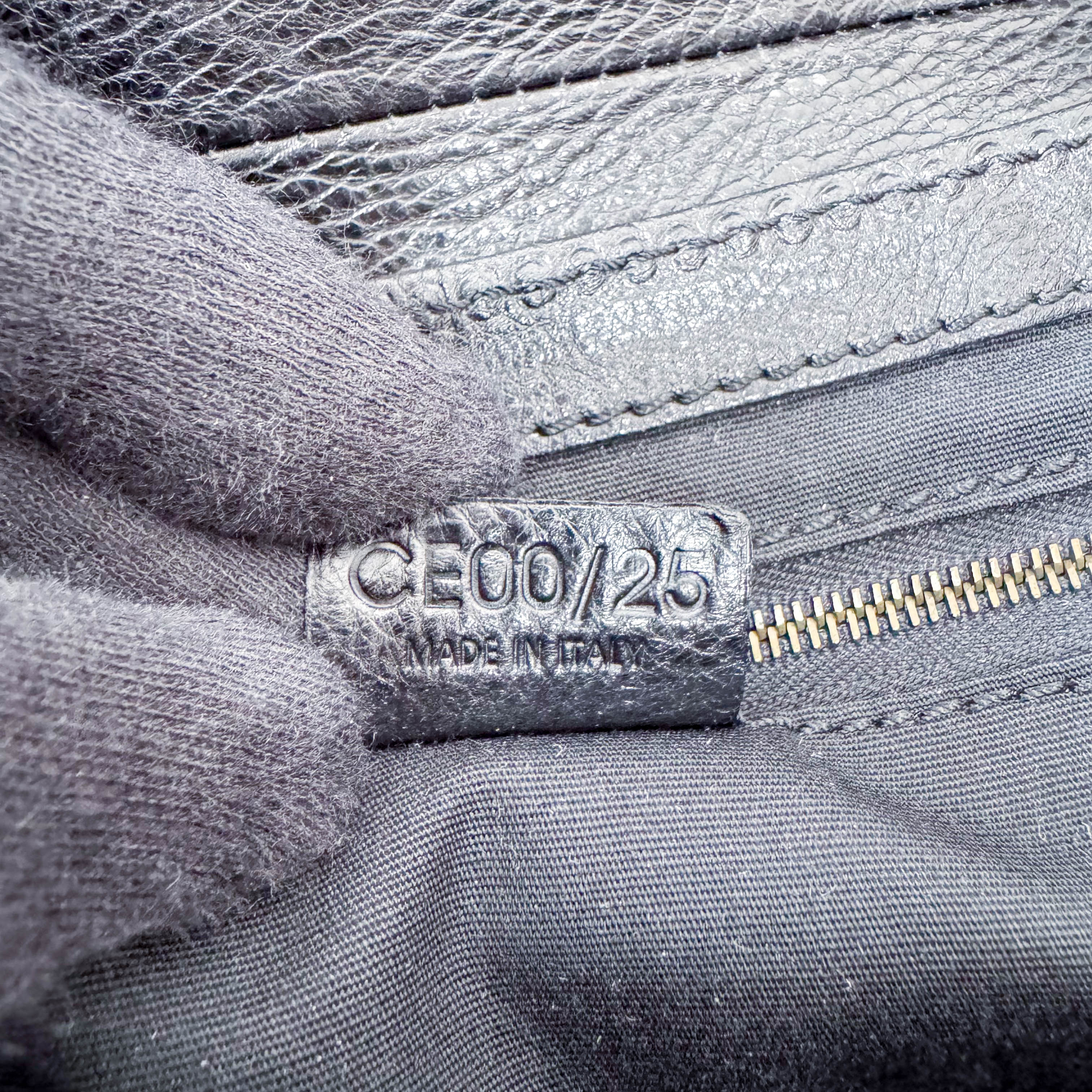 Black Leather Shoulder Bag