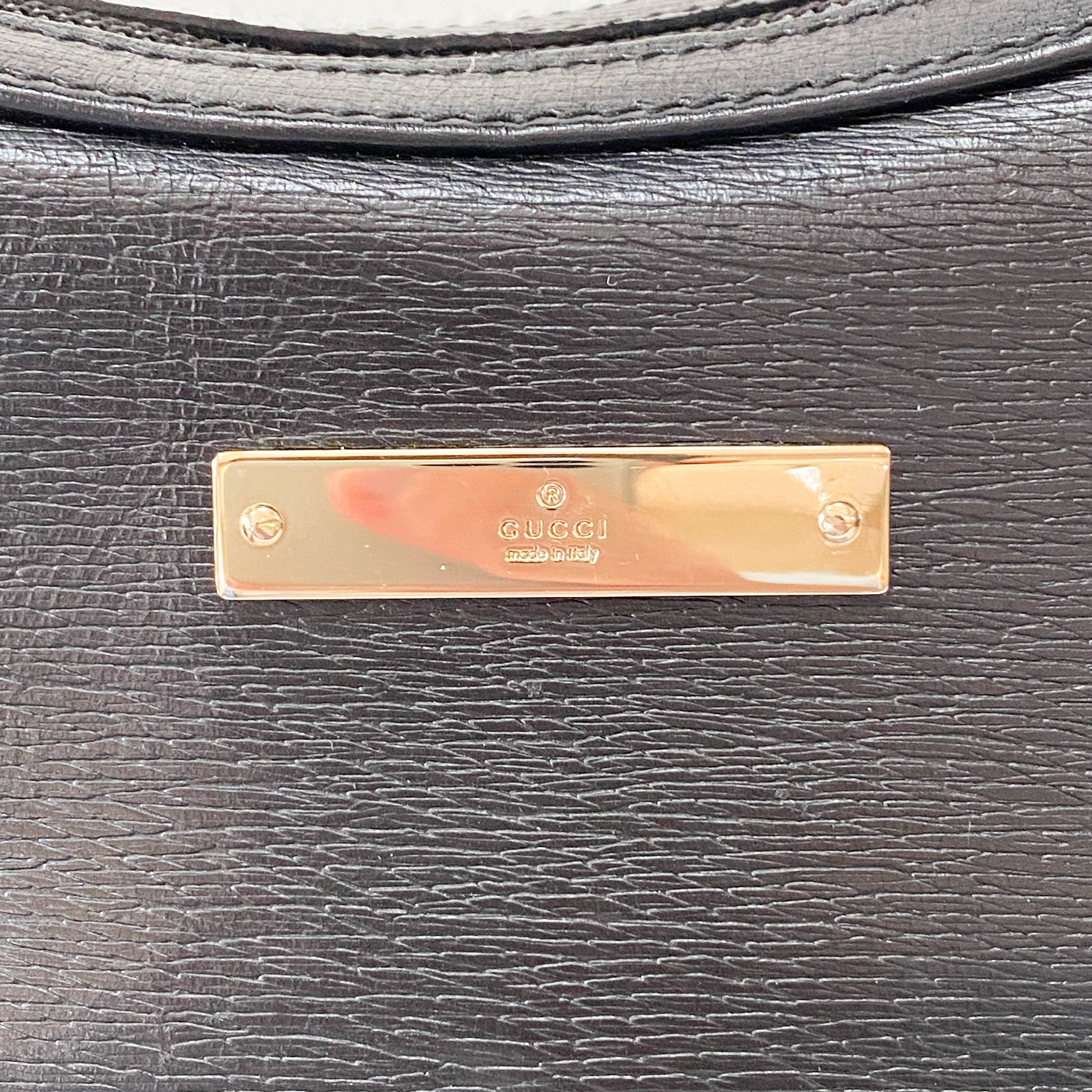 Black Leather Shoulder Bag