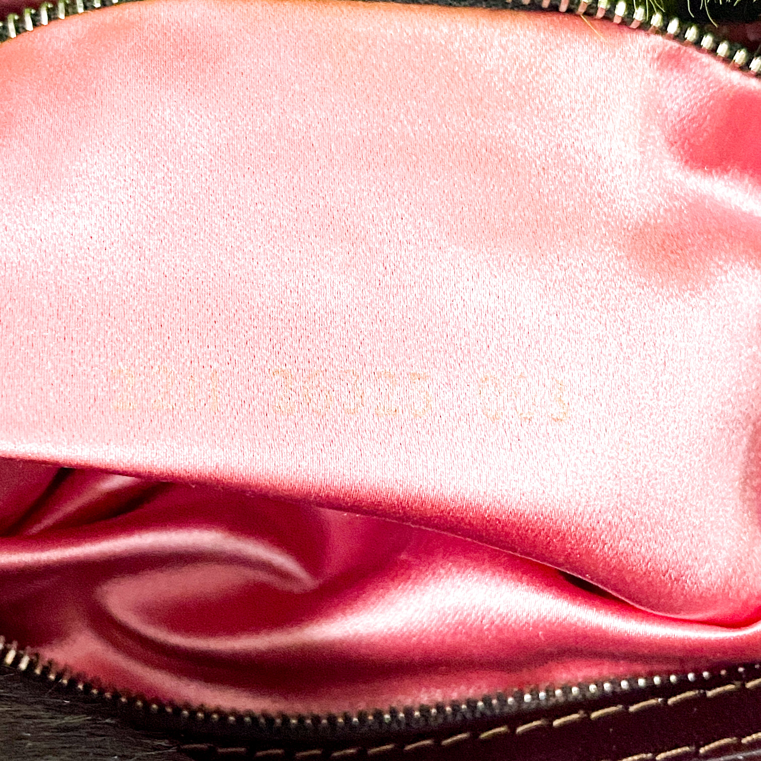 Mamma Baguette Green Cow Hide Pony Hair Shoulder Bag