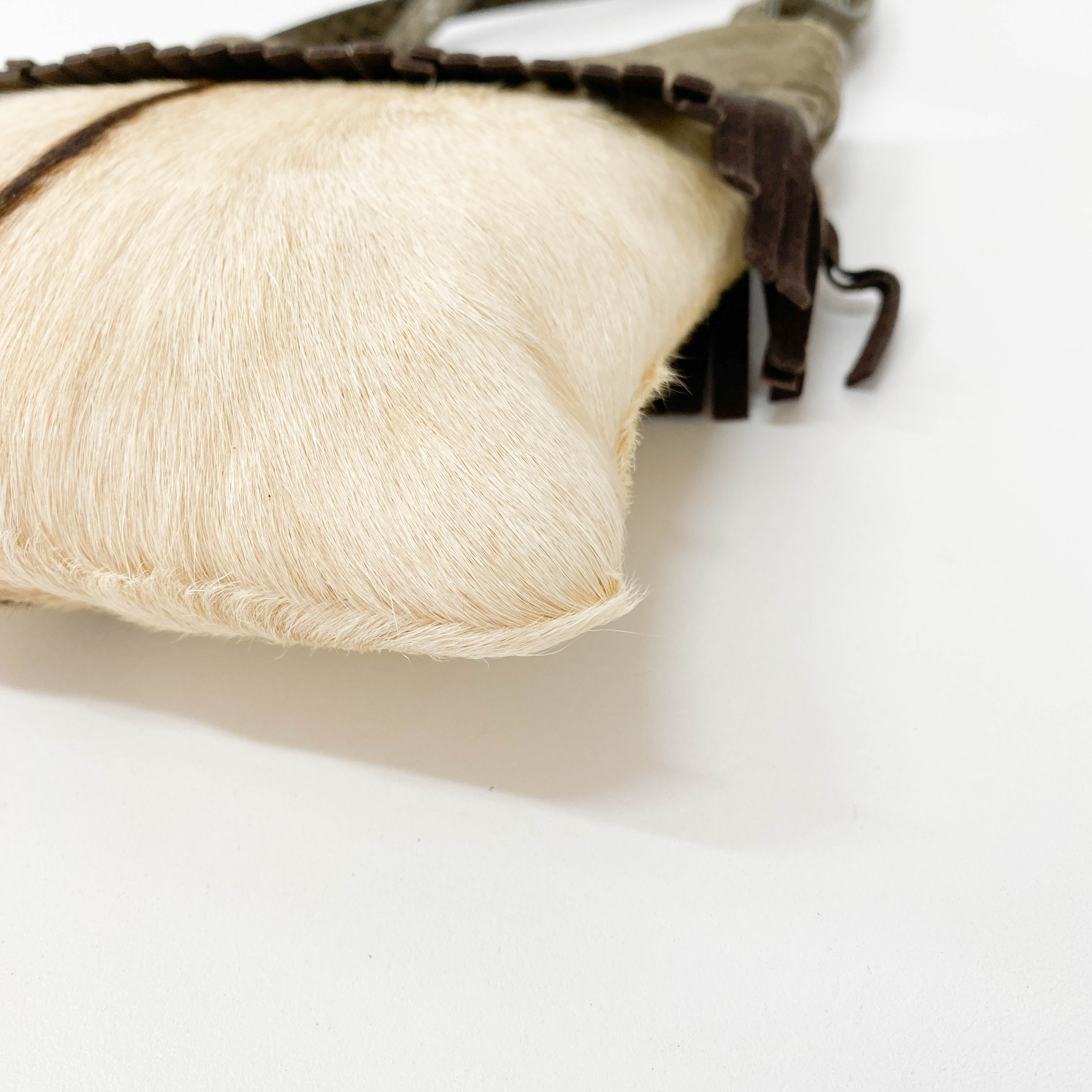 Archive Python Embossed Pony Hair Hand Bag