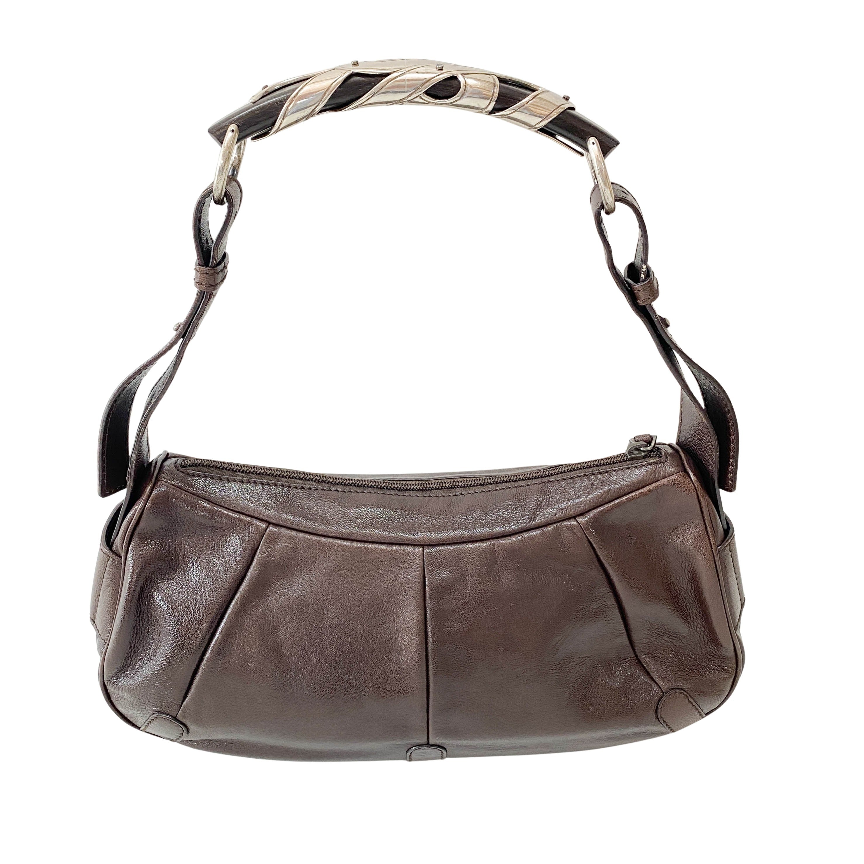 Mombasa Brown Leather Shoulder Bag