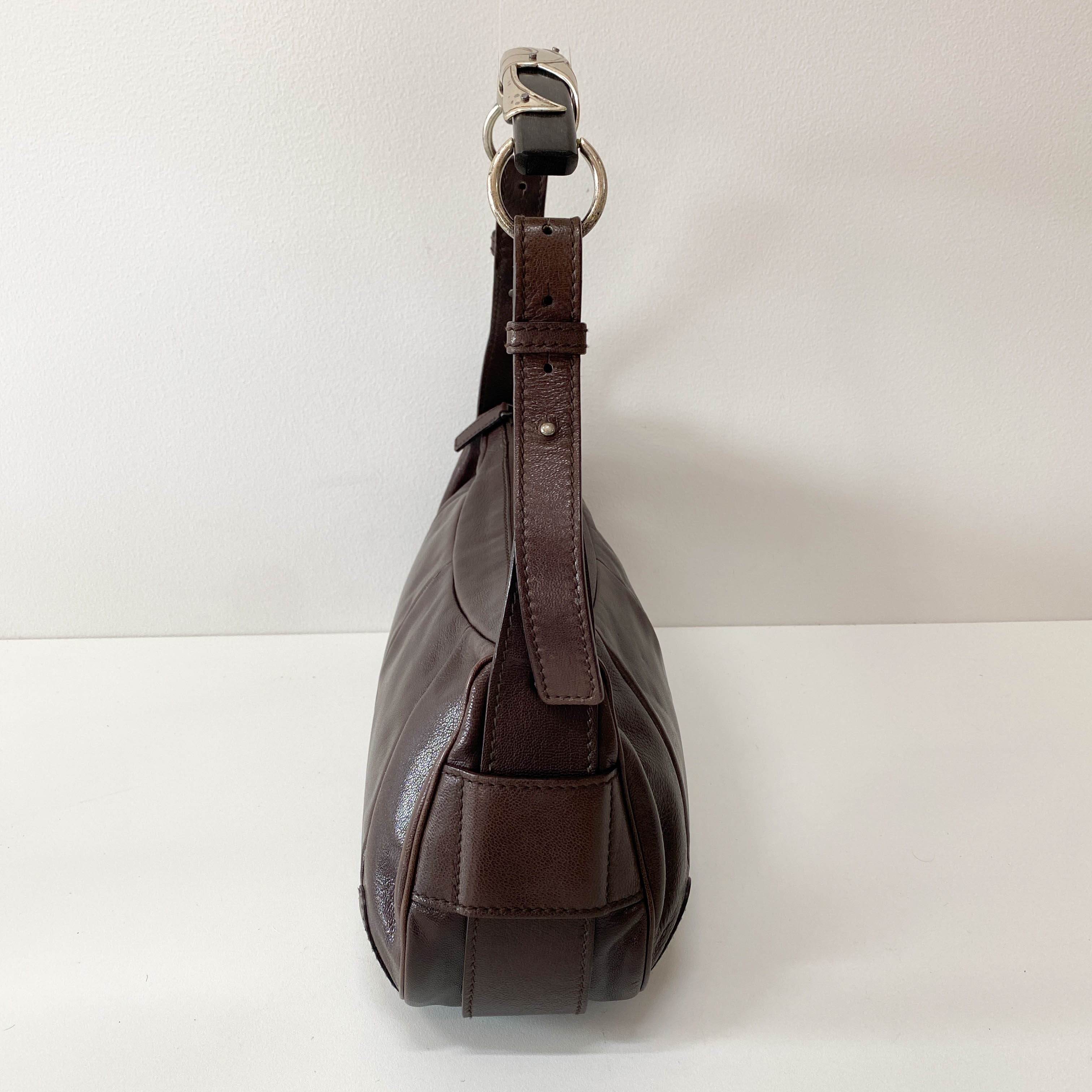 Mombasa Brown Leather Shoulder Bag