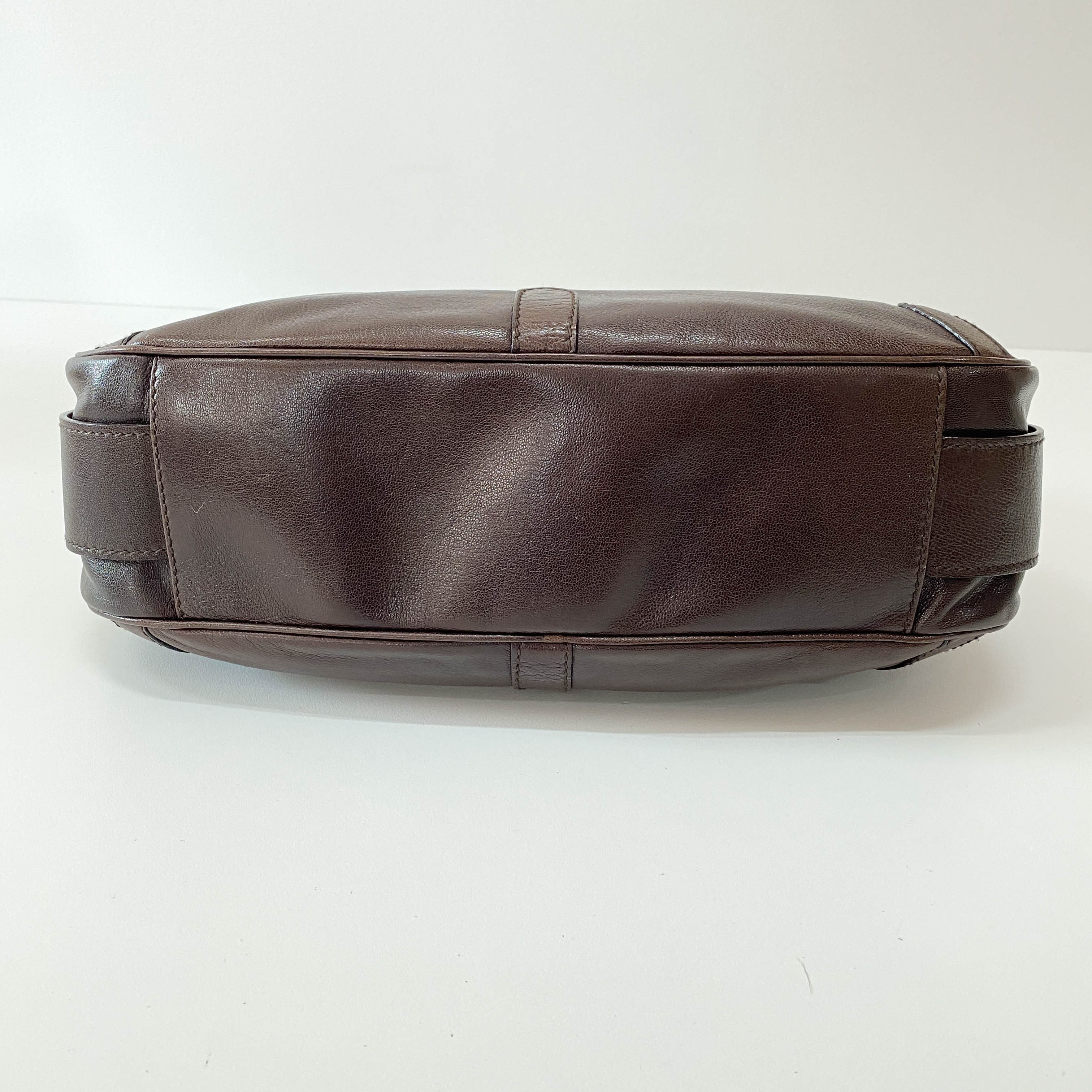 Mombasa Brown Leather Shoulder Bag