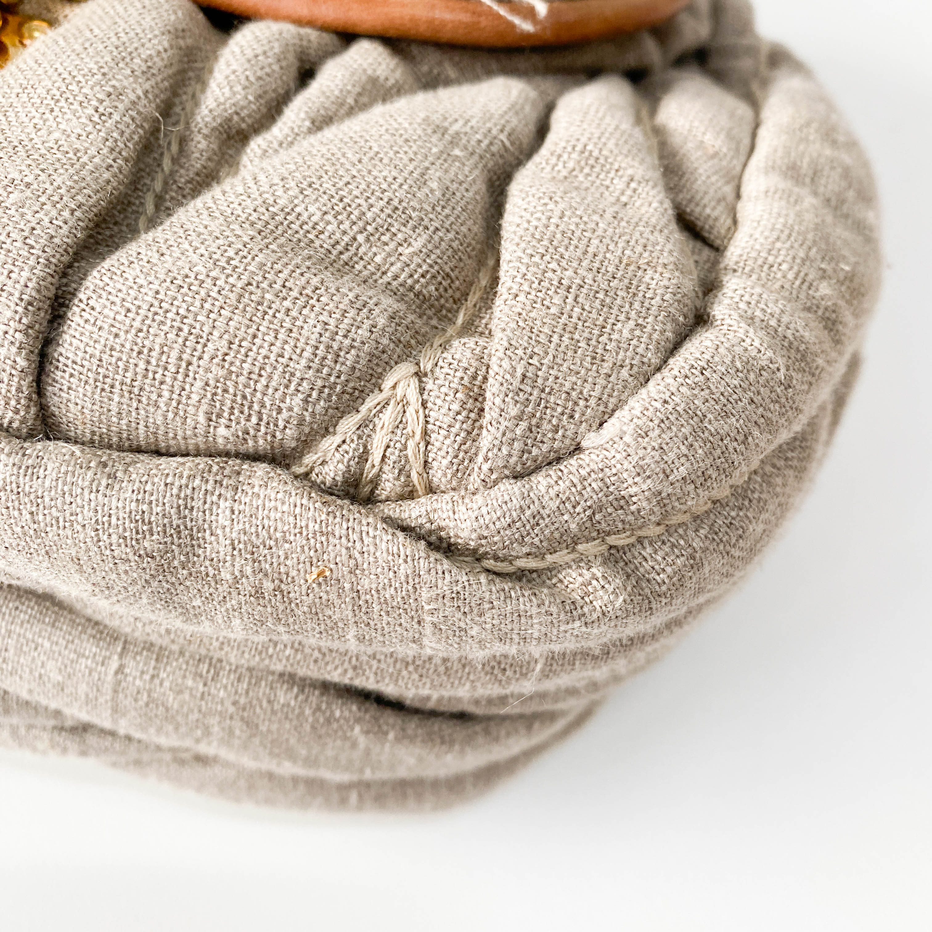 Grey Cotton Shoulder Bag