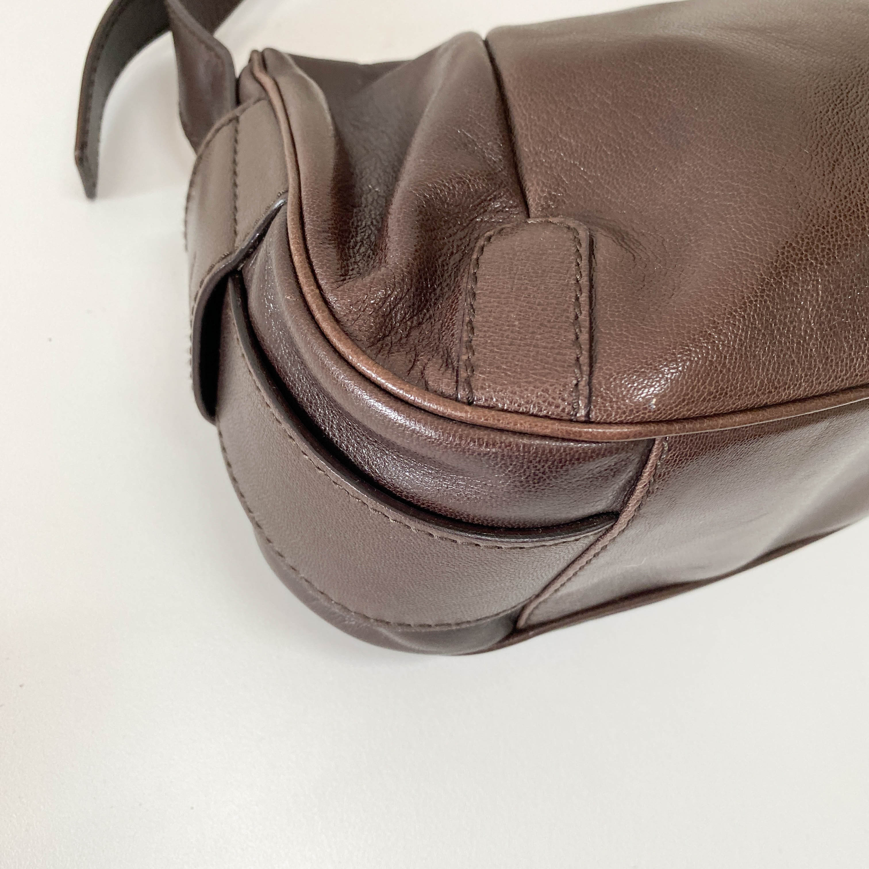 Mombasa Brown Leather Shoulder Bag