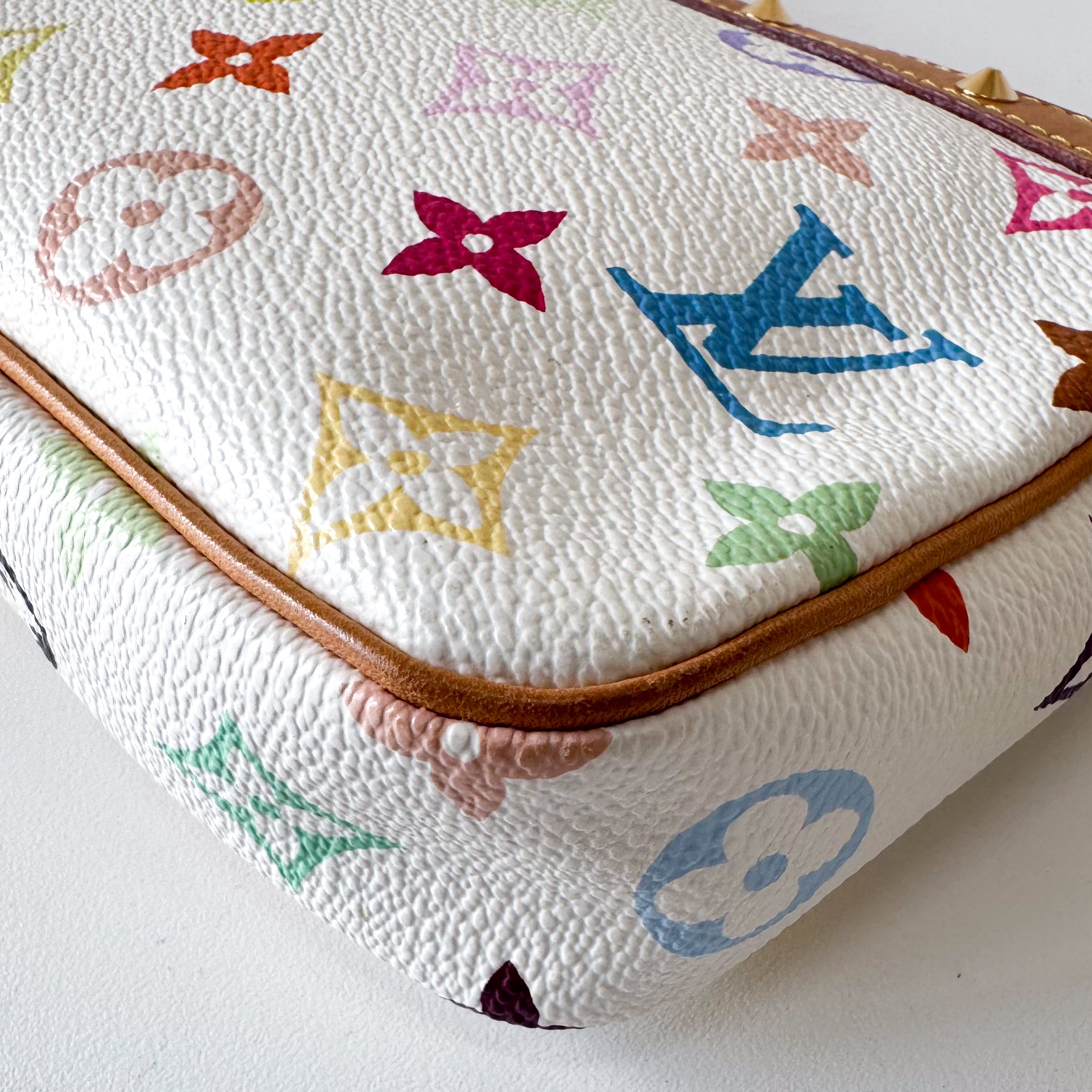 Louis Vuitton x Takashi Murakami Pochette Accessoire Multicolor Monogram Handbag