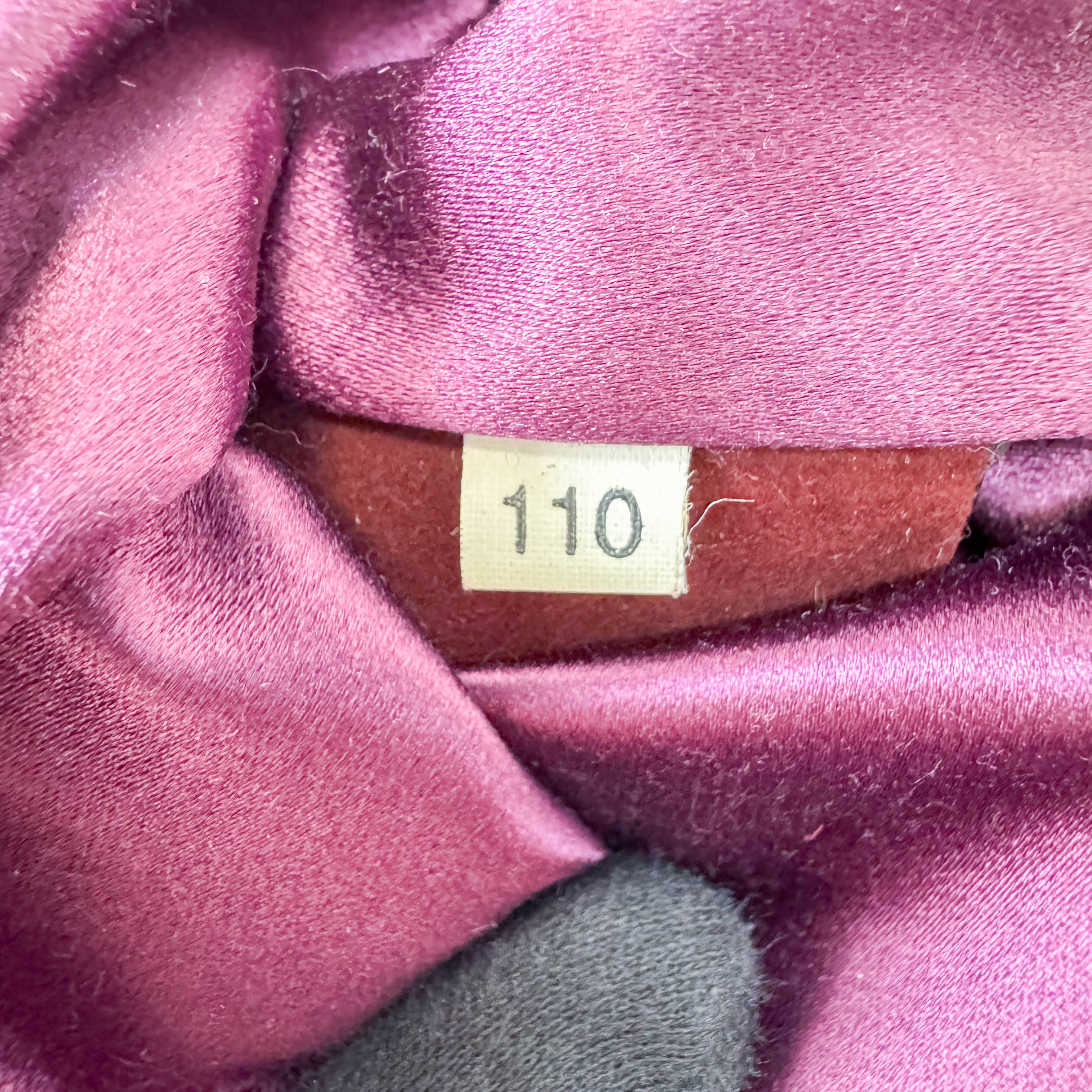 Purple Satin Shoulder Bag