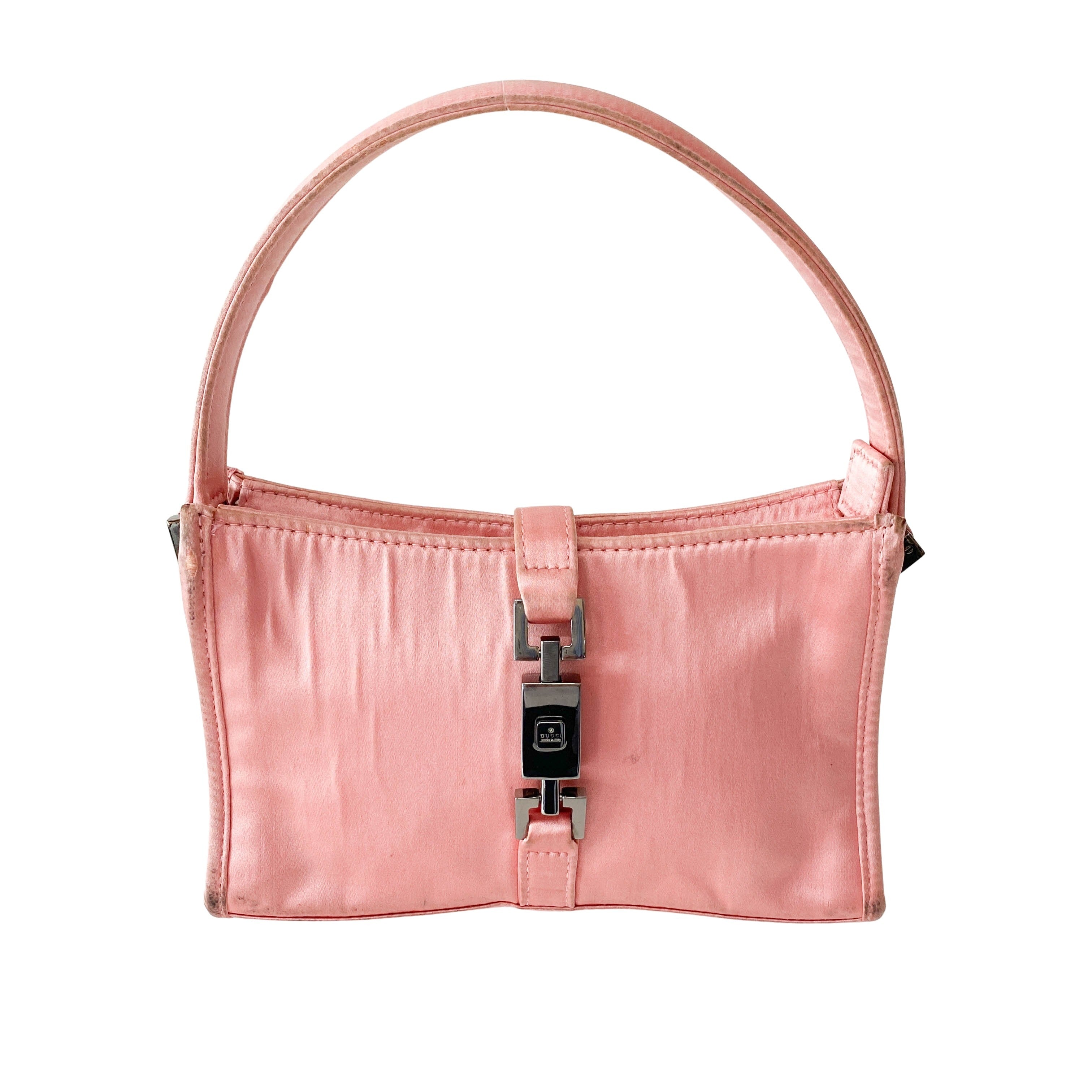 Mini Pink Satin Bag