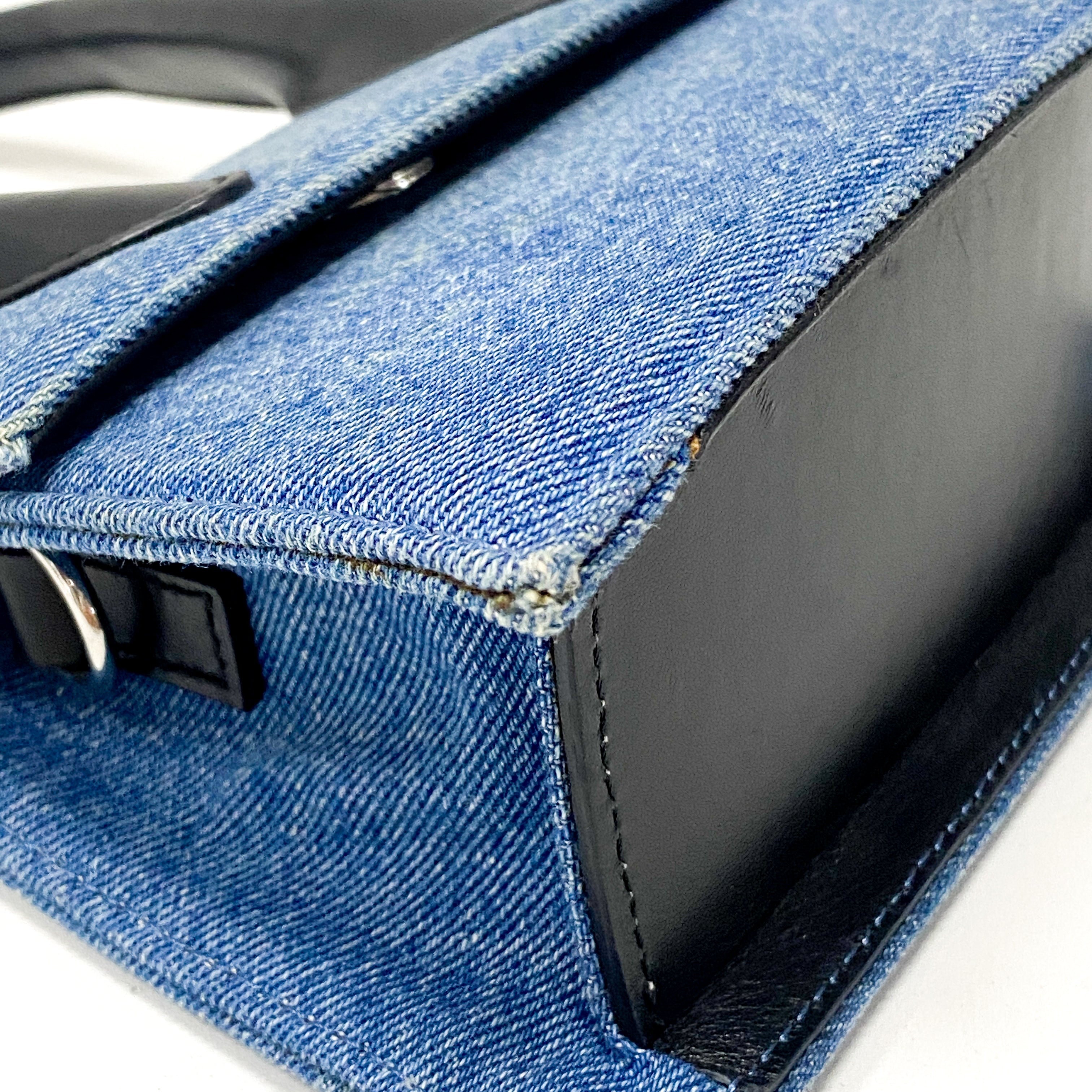 Le Chiquito Noeud Denim 2 Way Bag