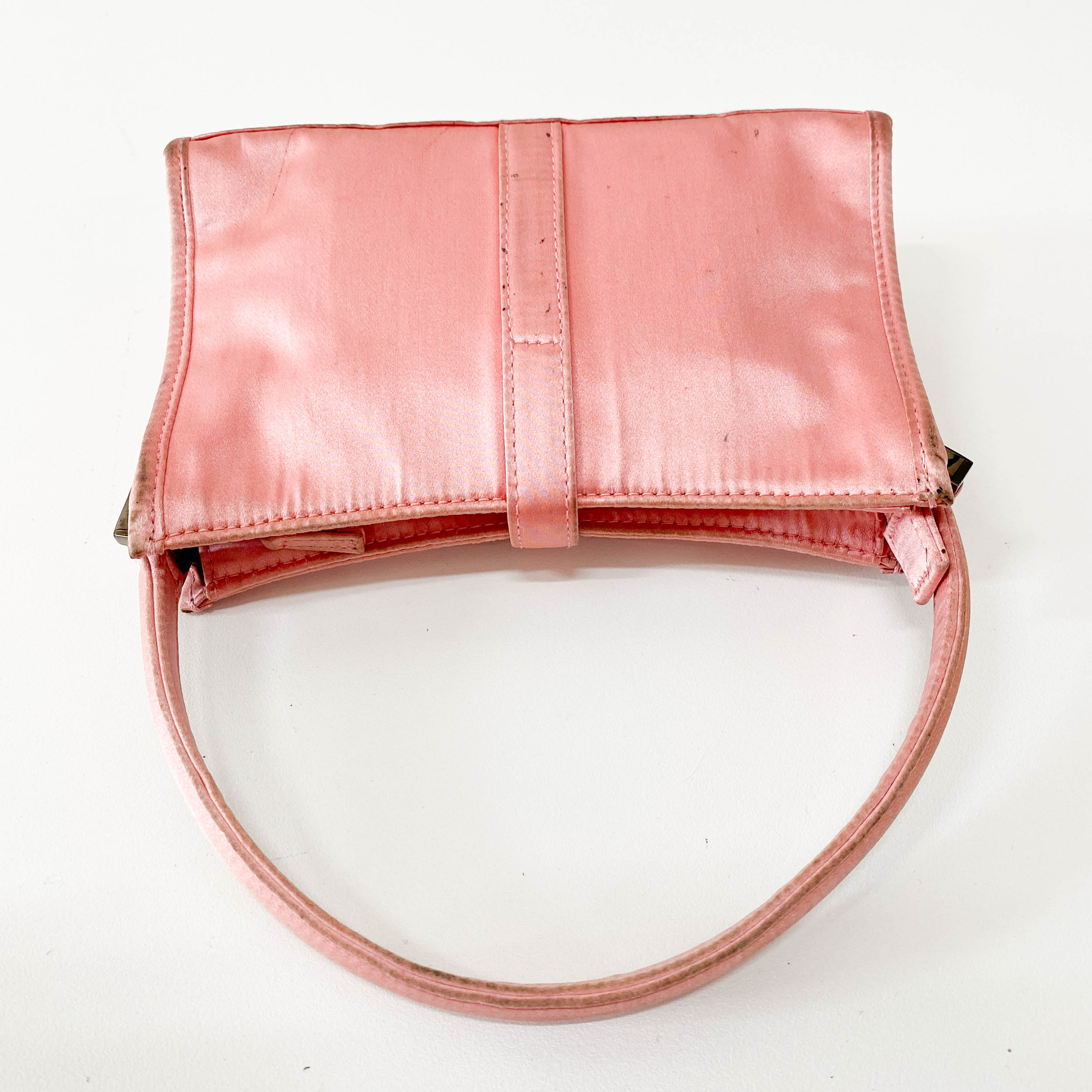 Mini Pink Satin Bag