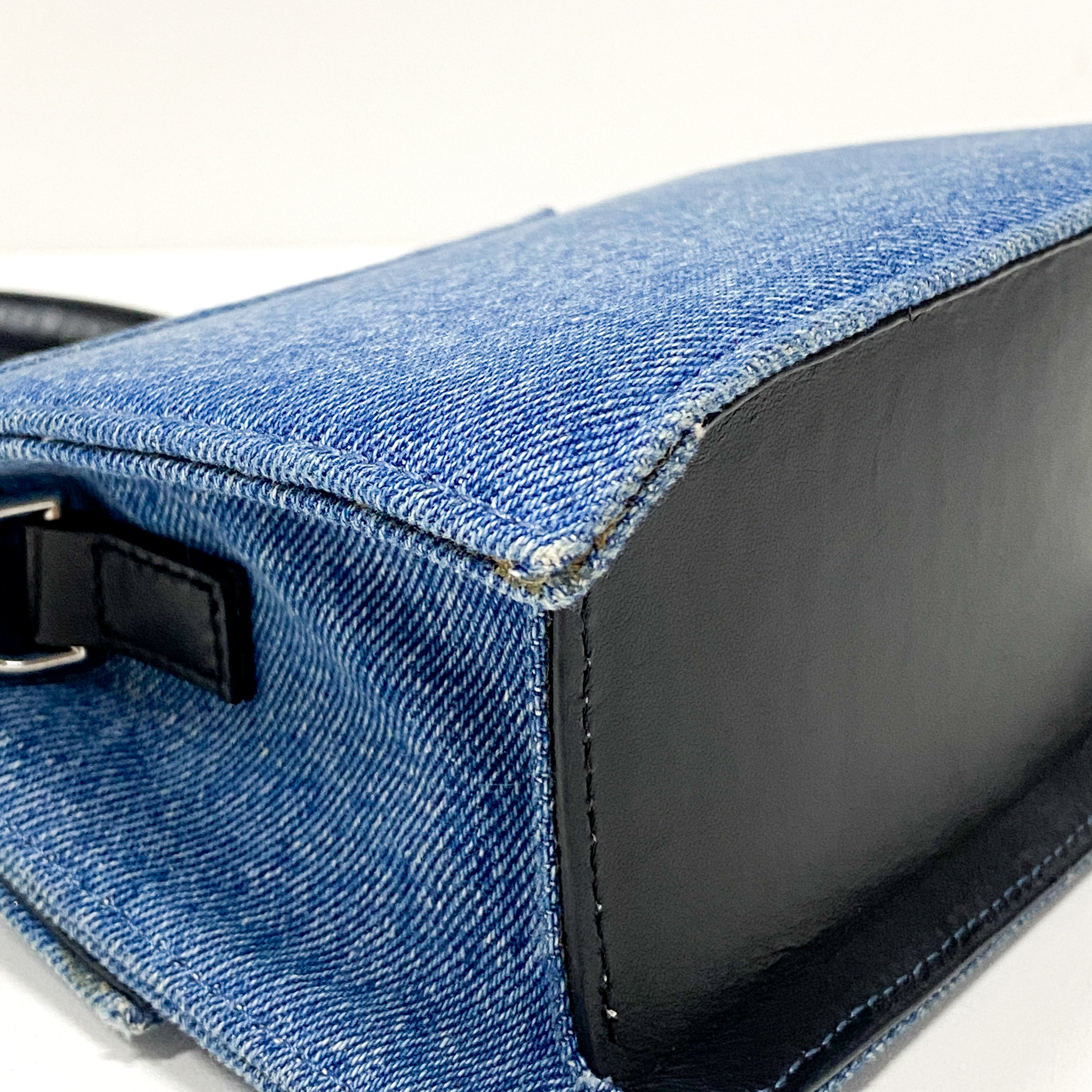 Le Chiquito Noeud Denim 2 Way Bag