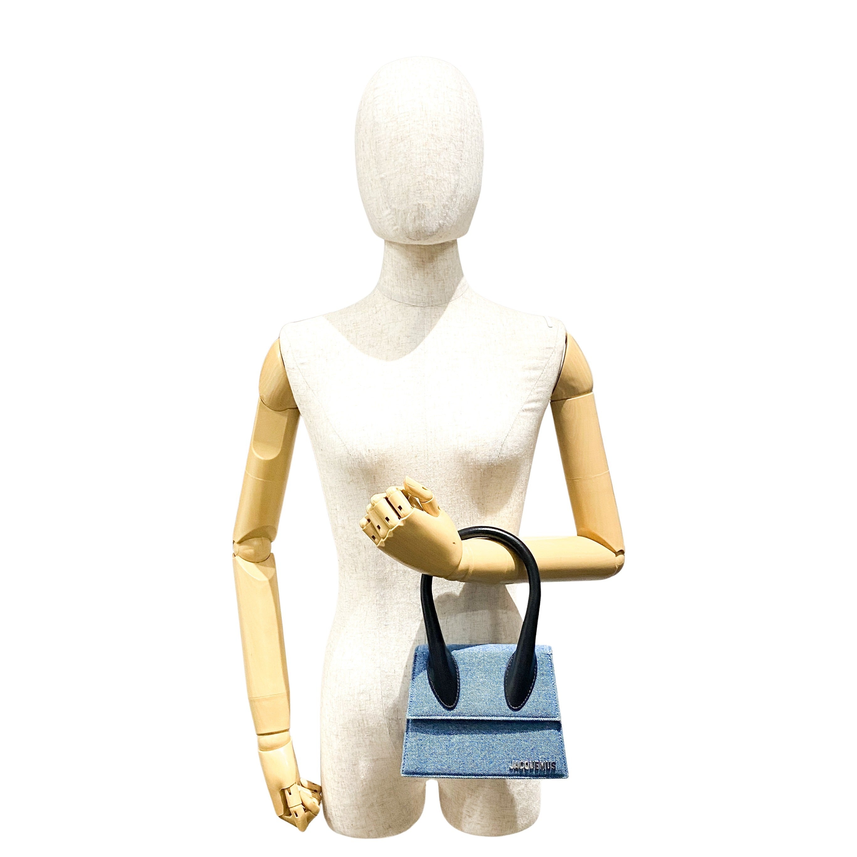 Le Chiquito Noeud Denim 2 Way Bag