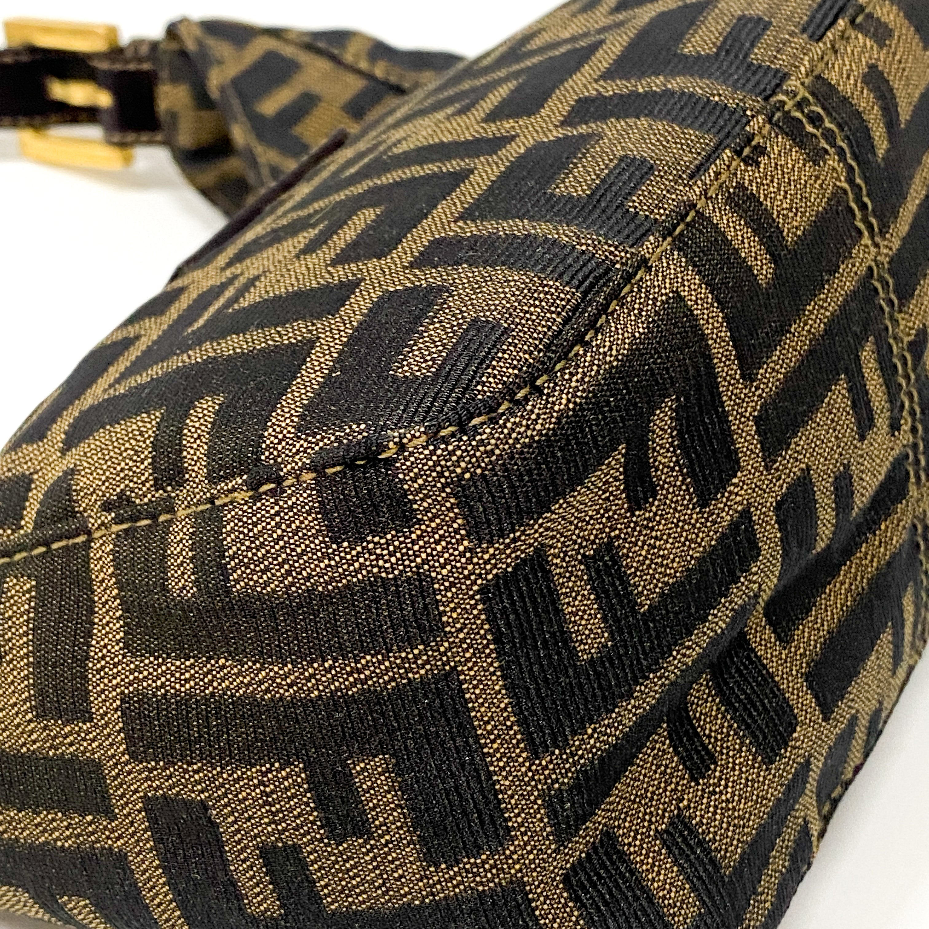 Zucca Mini Brown Hobo Shoulder Bag