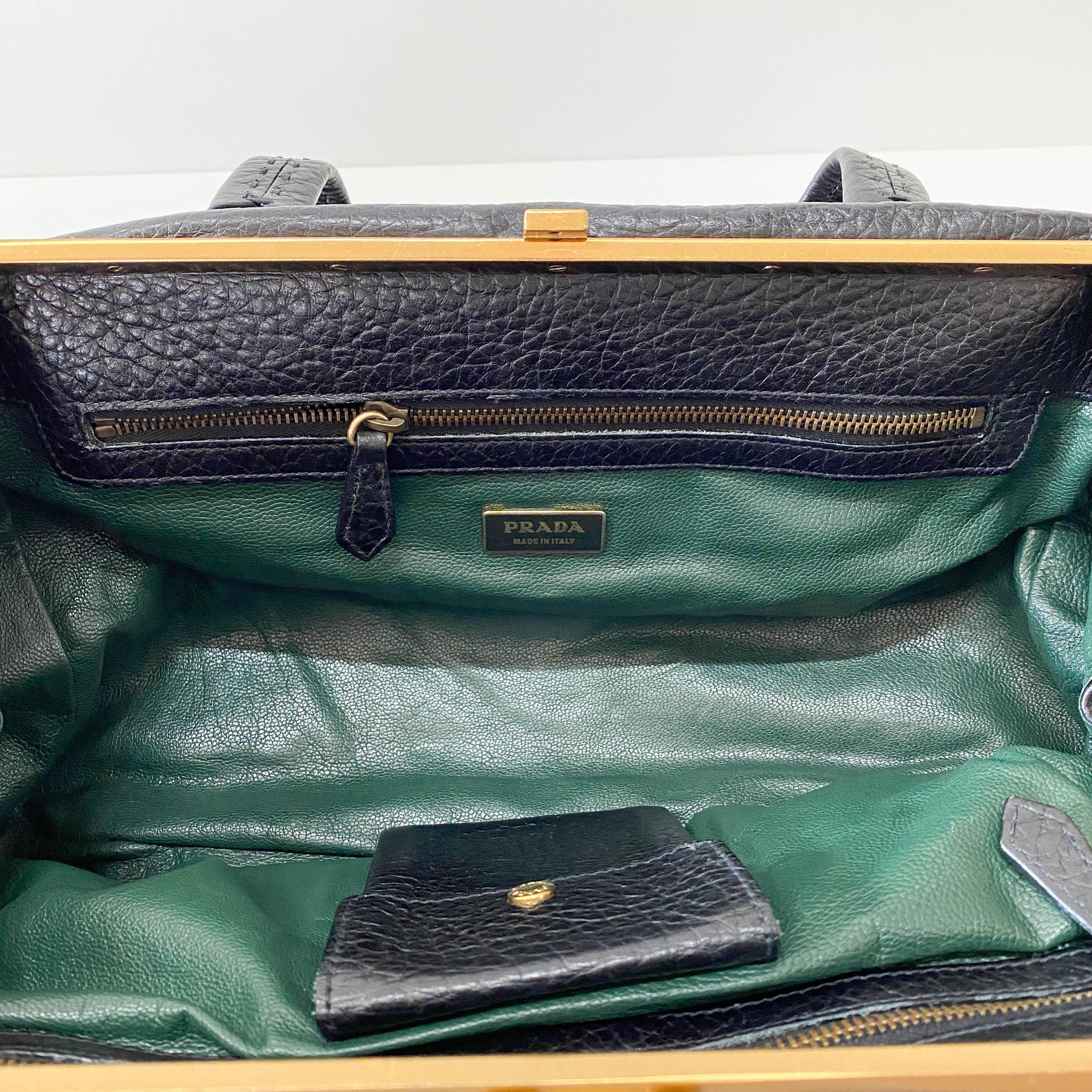 Black Leather Shoulder Bag