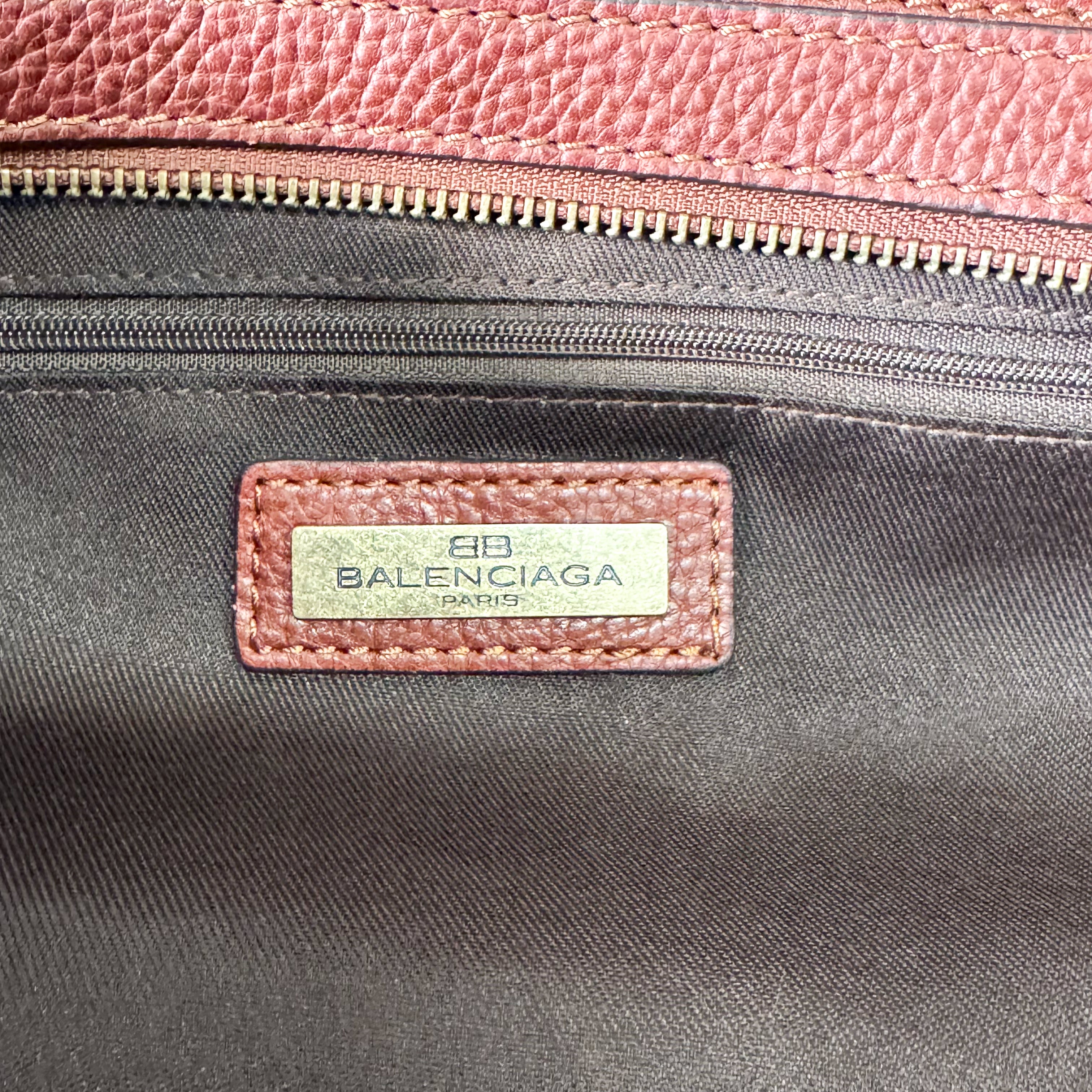 Red Leather Shoulder Bag