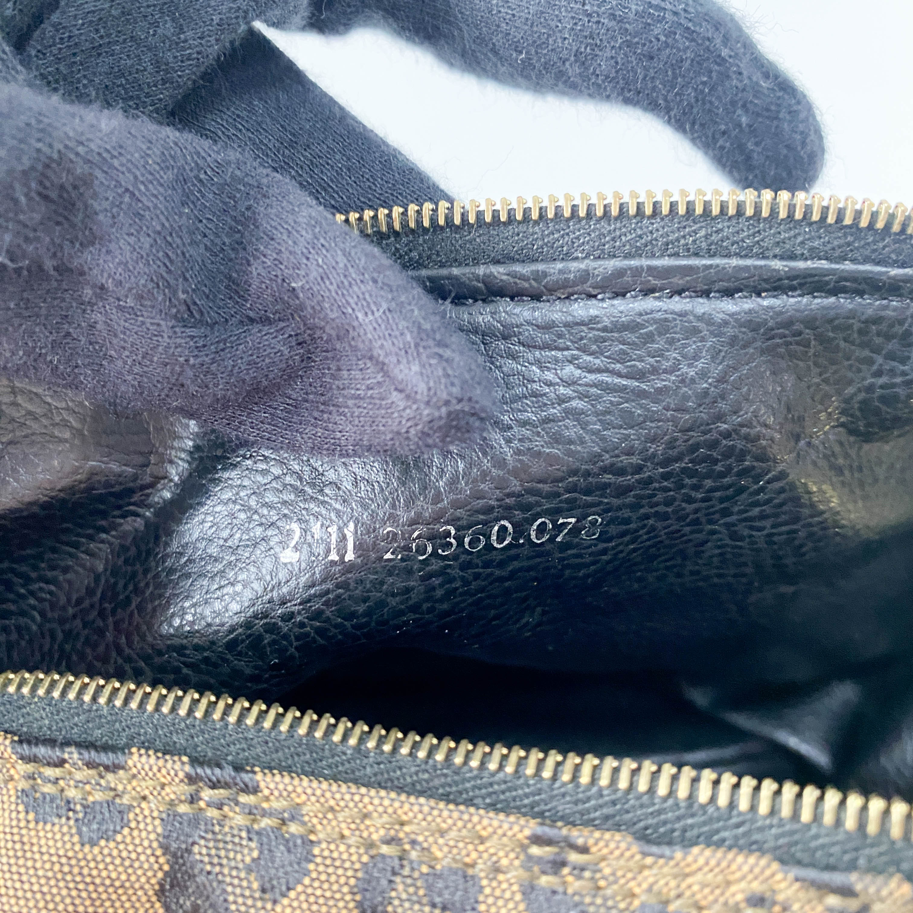 Mini Leopard Print Canvas Pouch Bag