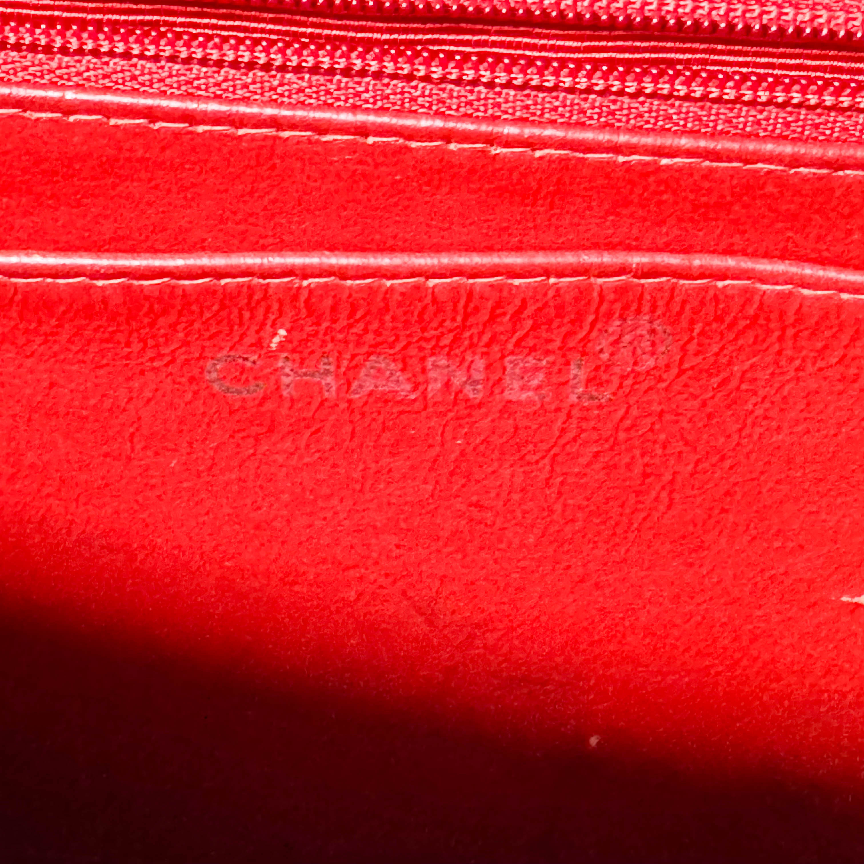 CHANEL Red Quilted Caviar Leather Envelope Flap Square Top Handle Handbag, in , Sold by HIVE PRELOVED - Handle Bags