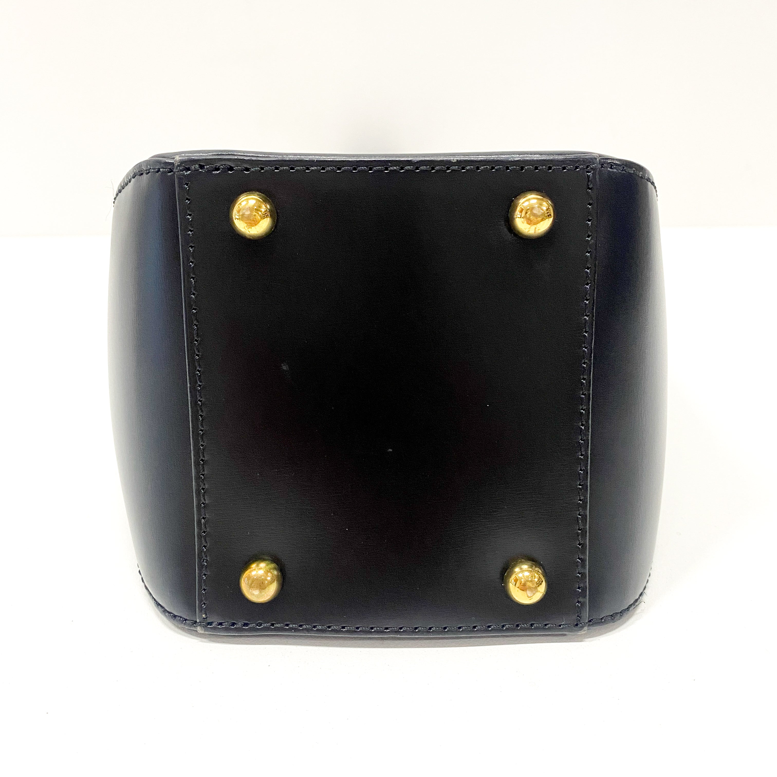 Panthère Black Leather Shoulder Bag